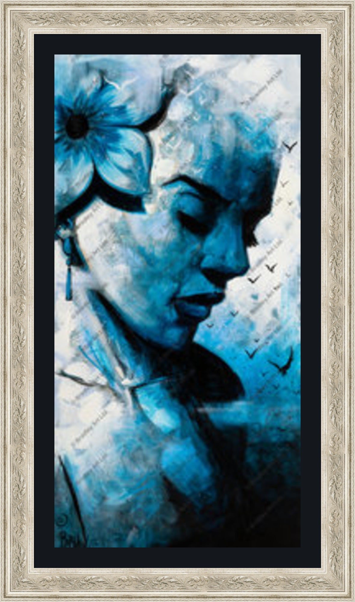 "Live Life Blue" HE Canvas