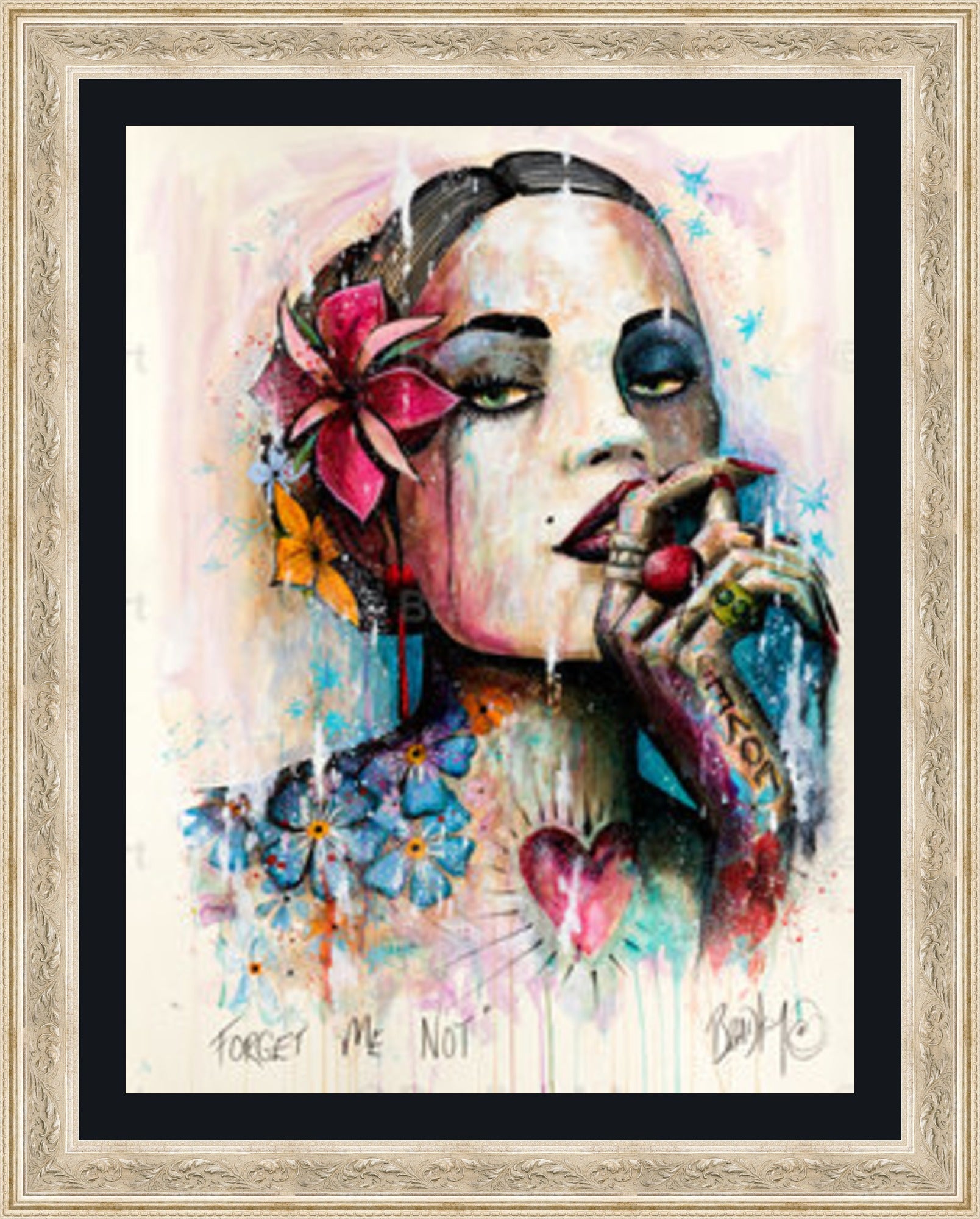 "Forget Me Not" Canvas