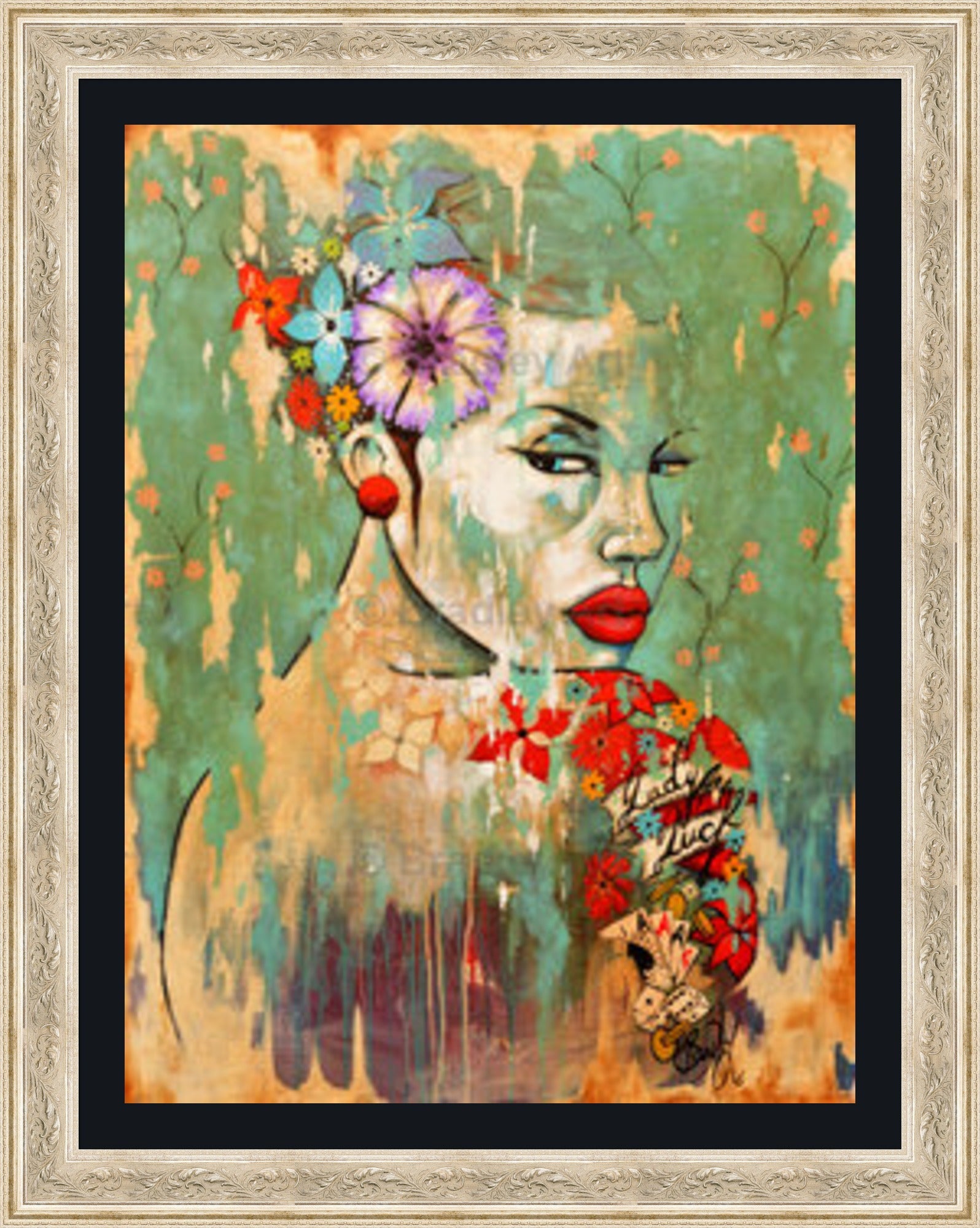 "Lady Luck" HE Canvas