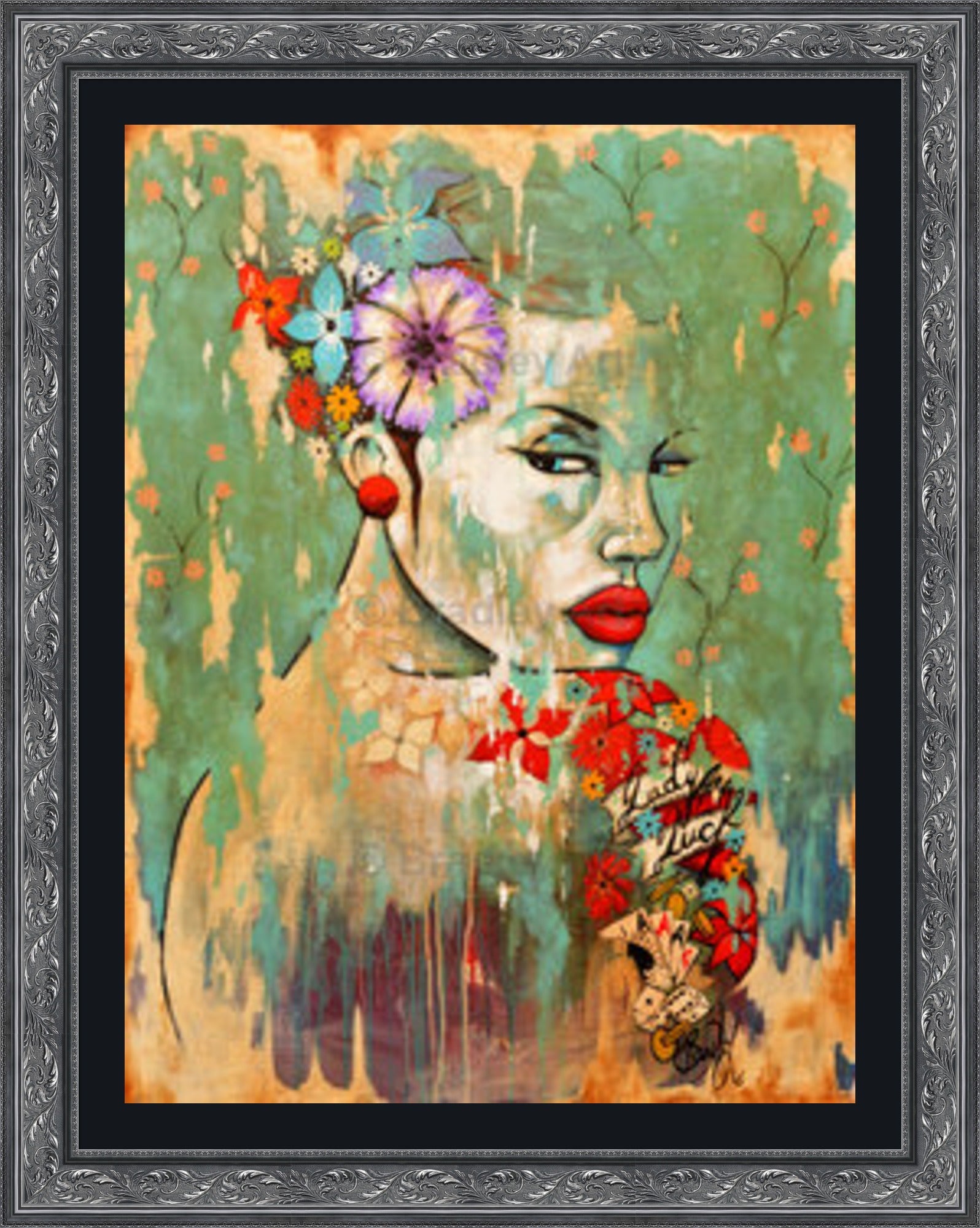 "Lady Luck" HE Canvas