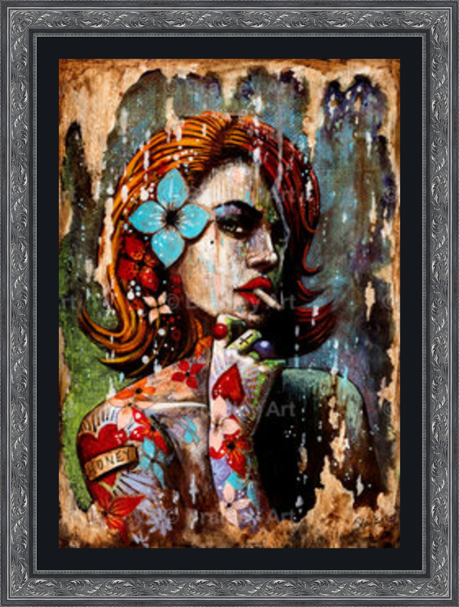 "Honey" Canvas