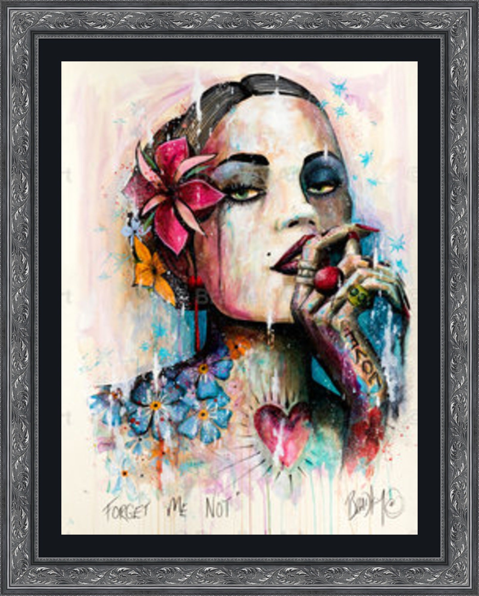 "Forget Me Not" Canvas