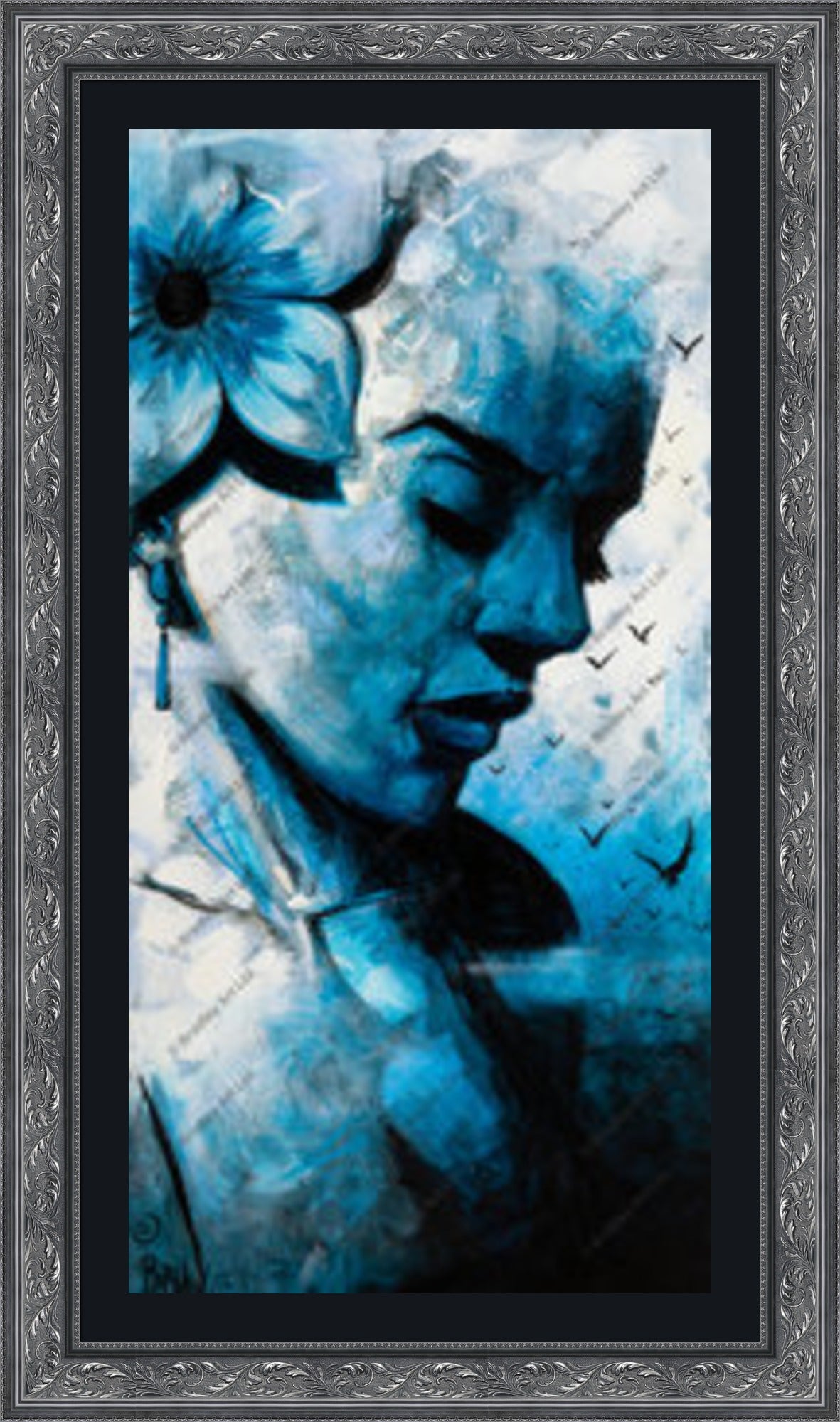 "Live Life" (Blue) HE Canvas