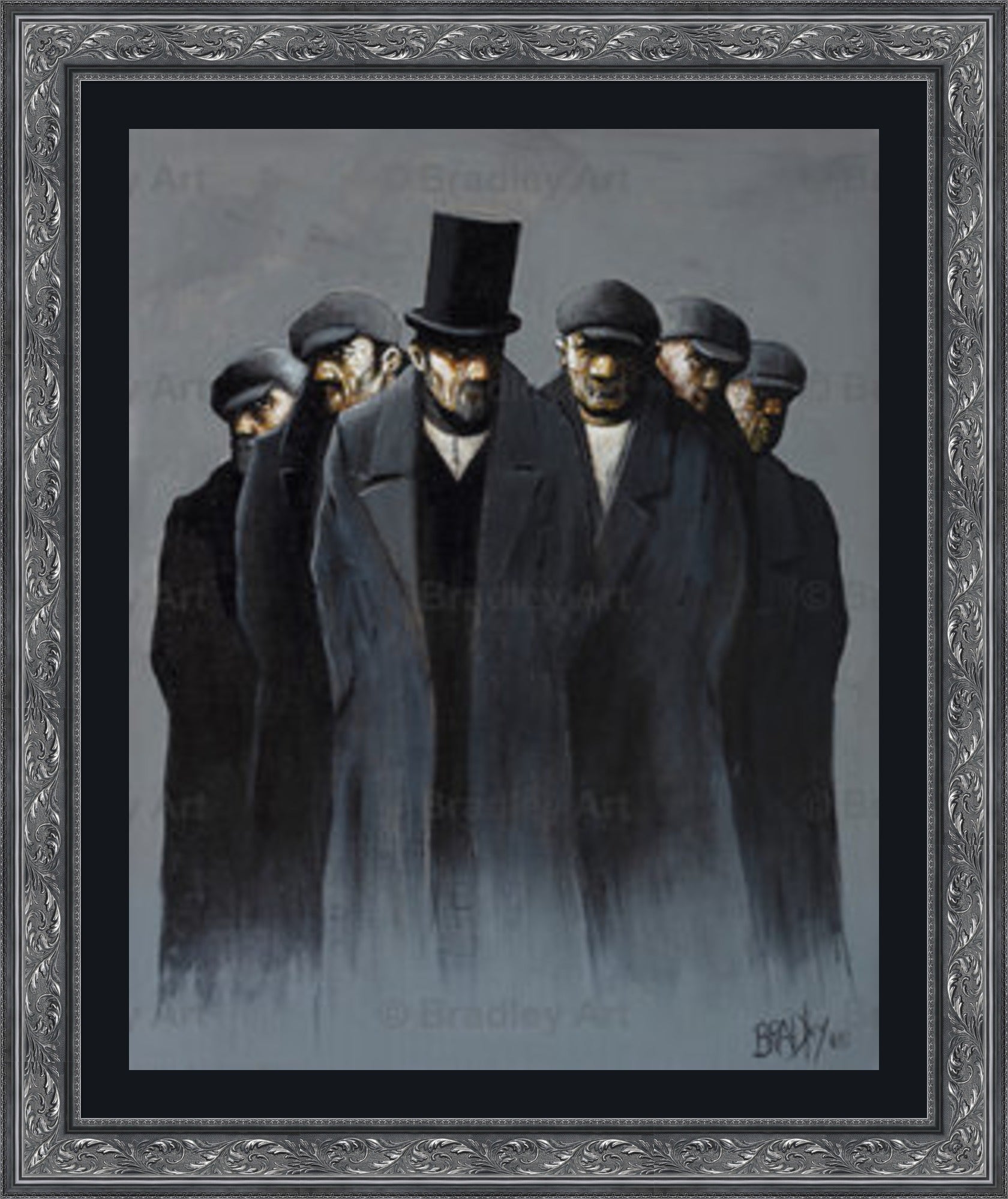 "Men of Business" HE Canvas