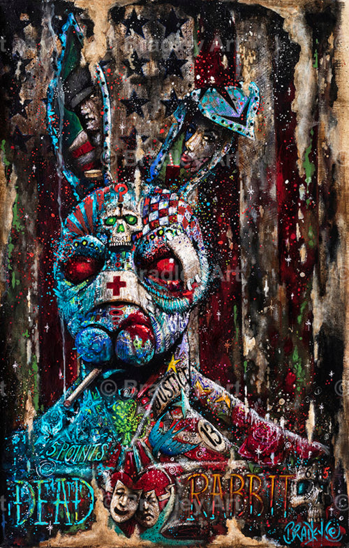 "The Dead Rabbit" HE Canvas