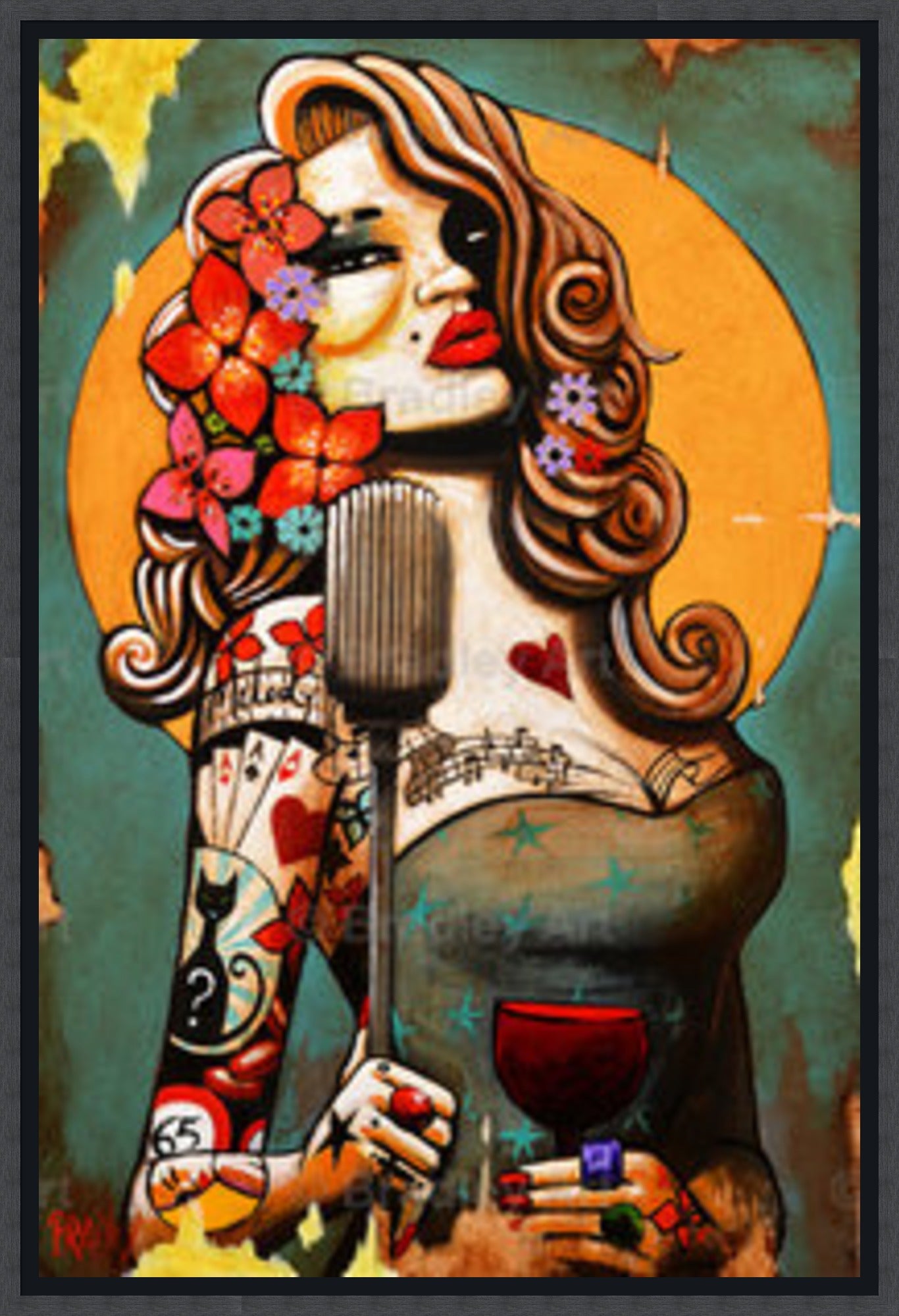 "Melody" Canvas