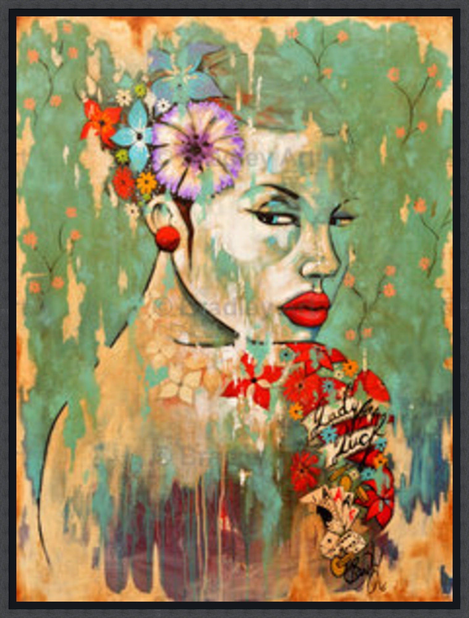 "Lady Luck" HE Canvas