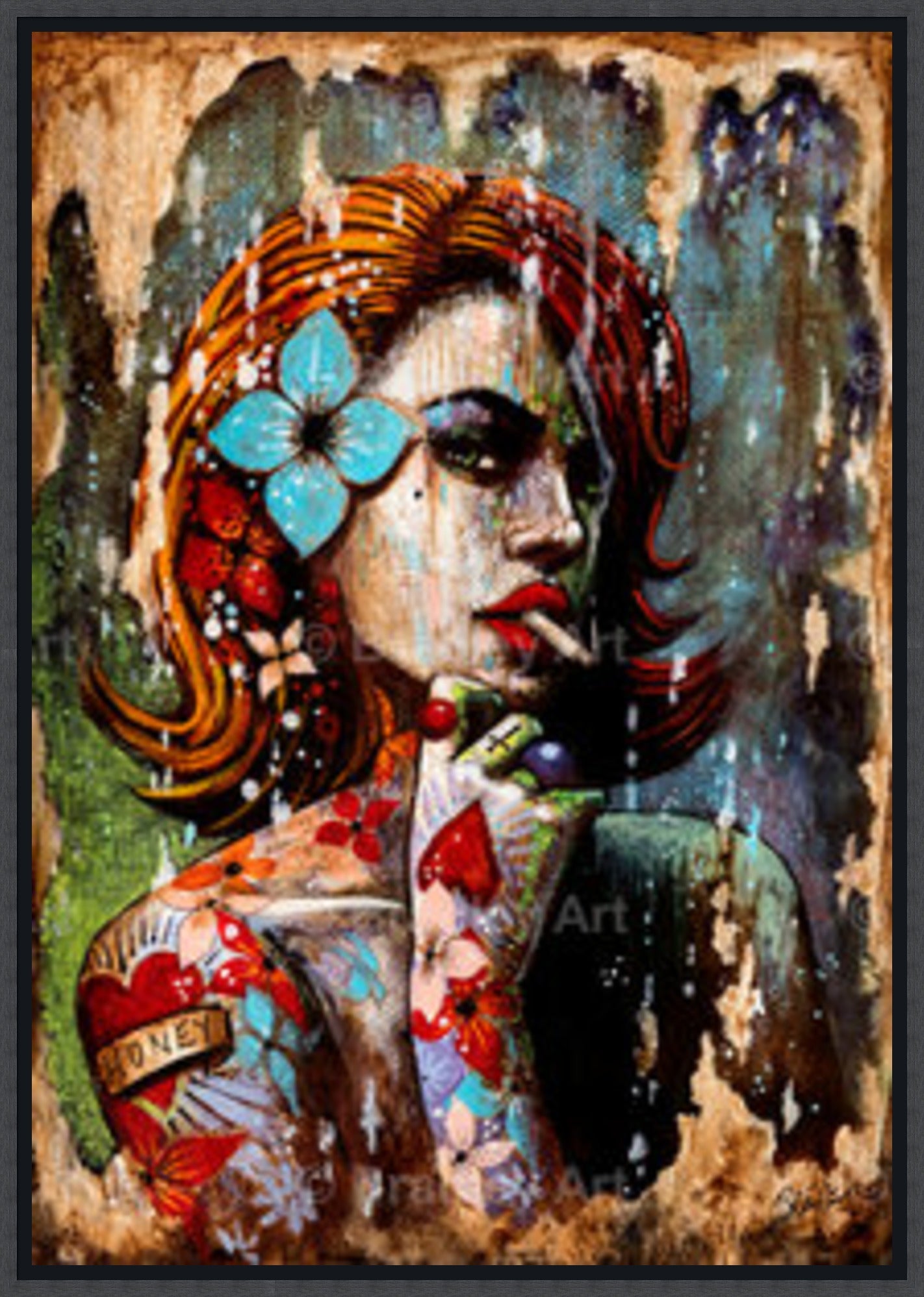 "Honey" Canvas