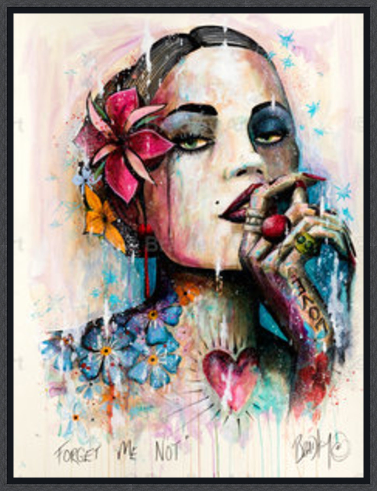 "Forget Me Not" Canvas