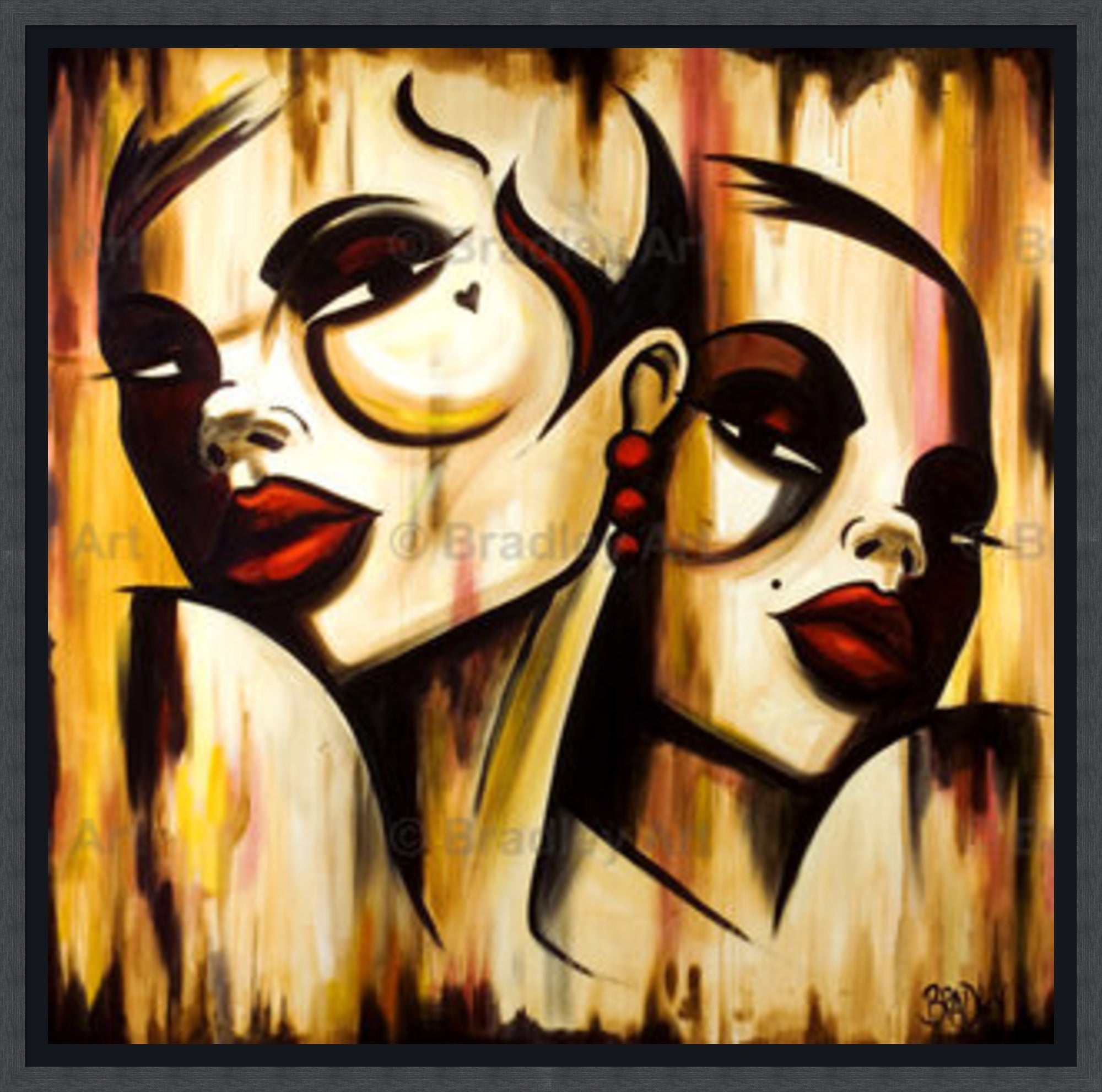 "Girls Parisienne" Canvas