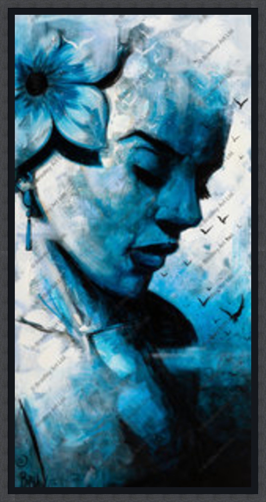 "Live Life" (Blue) HE Canvas