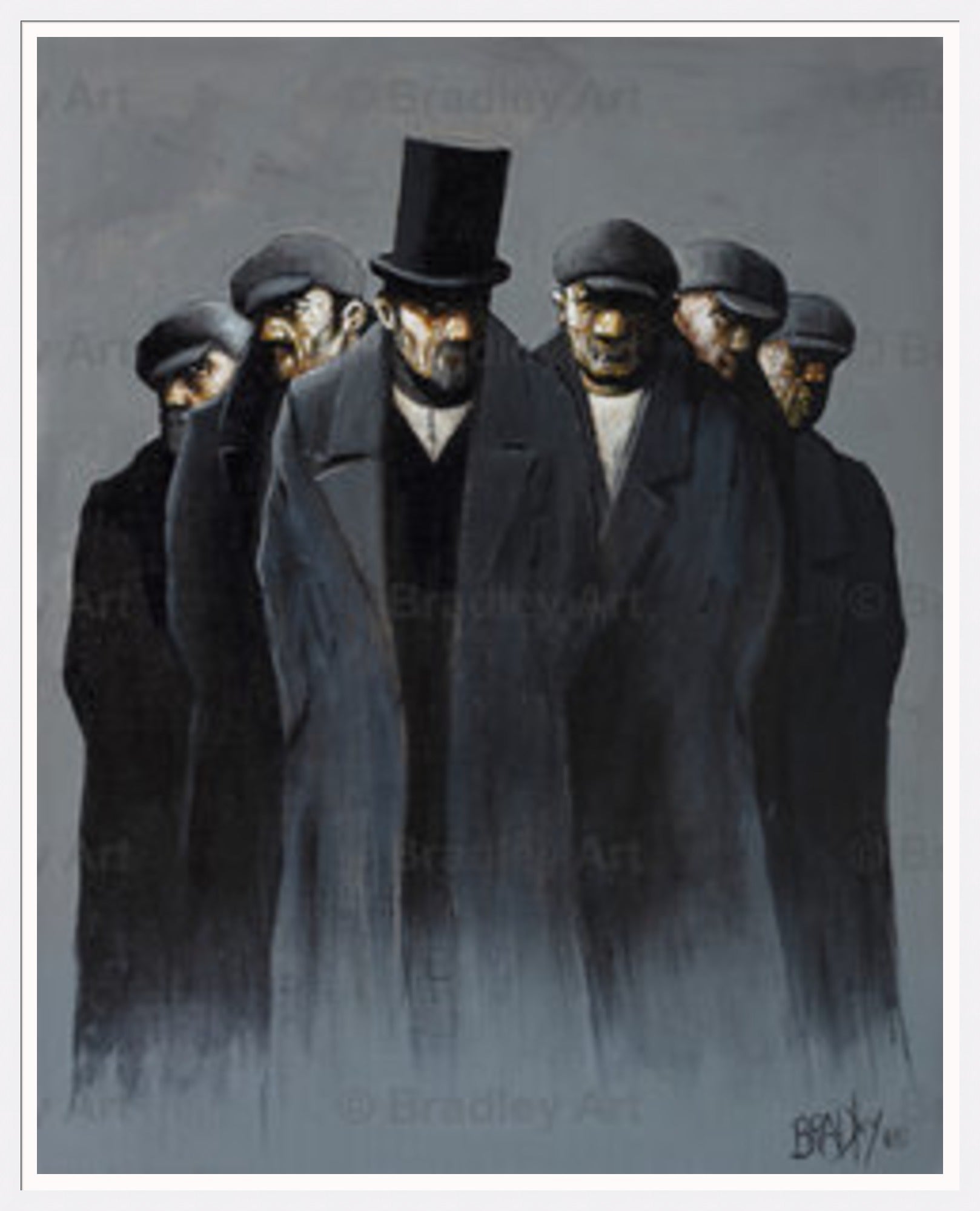 "Men of Business" HE Canvas