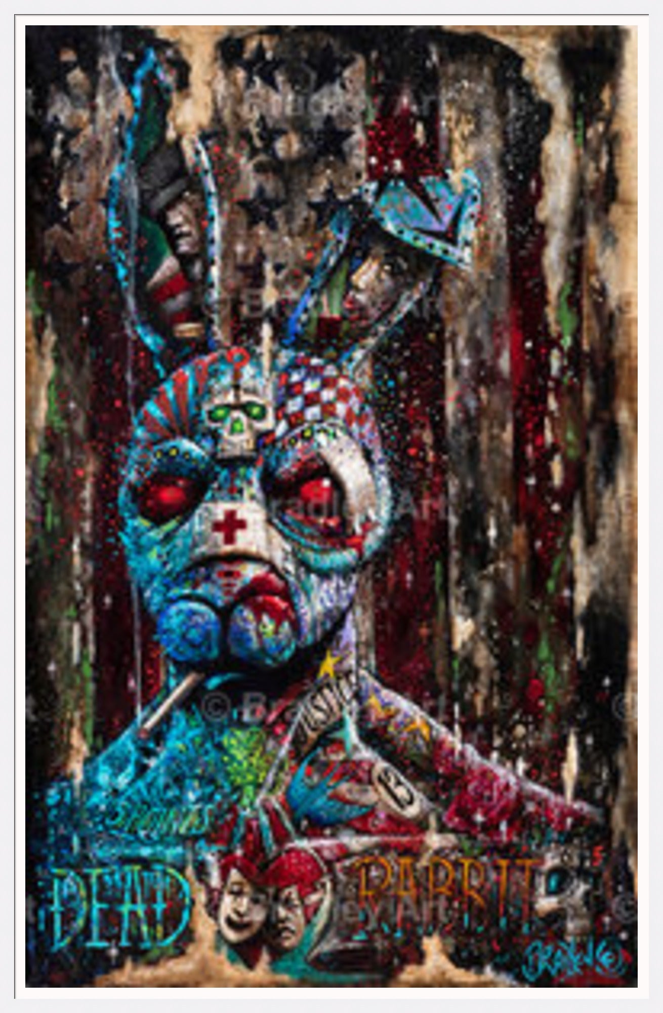 "The Dead Rabbit" HE Canvas