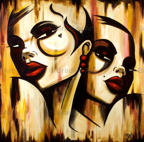 "Girls Parisienne" Canvas