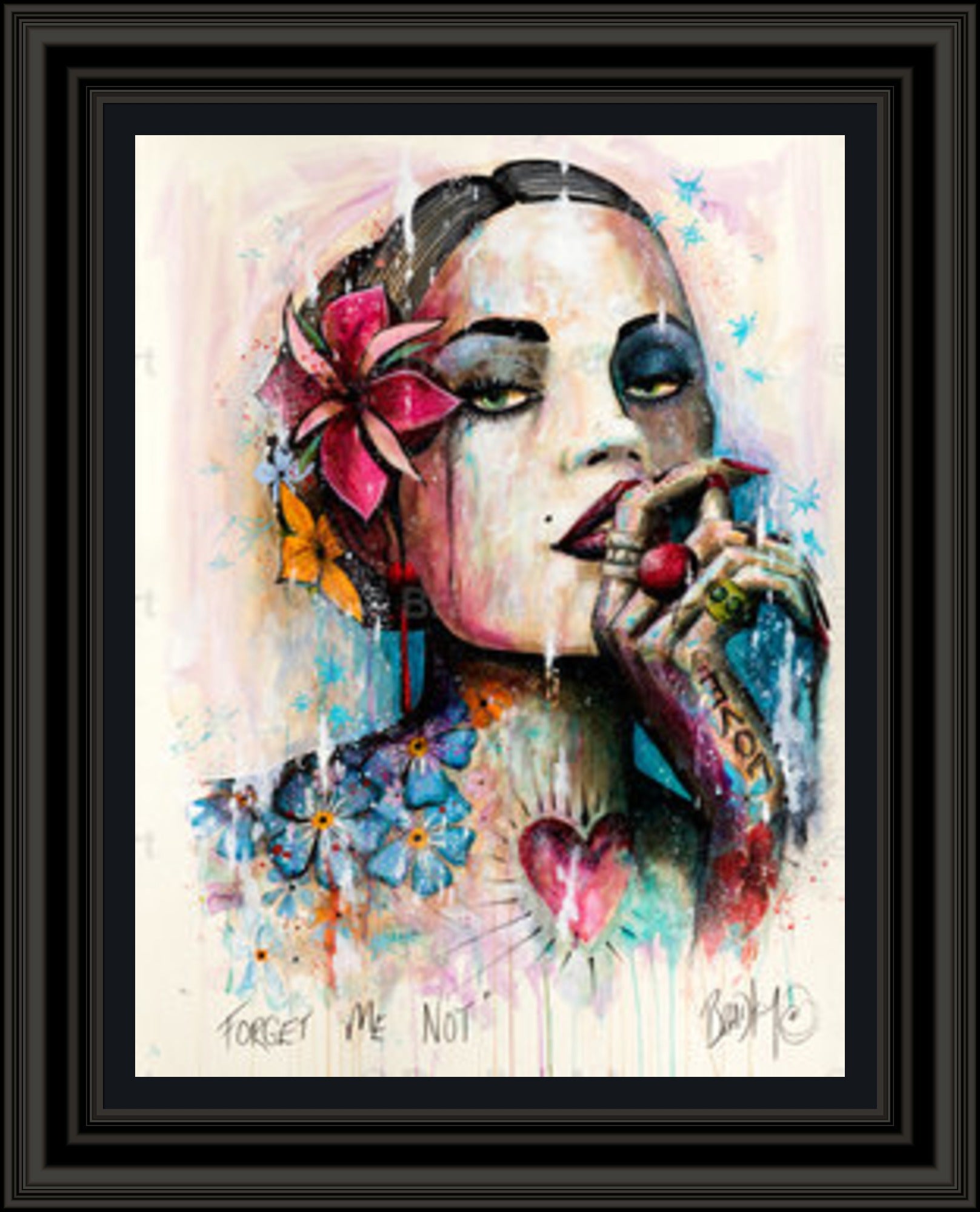 "Forget Me Not" Canvas