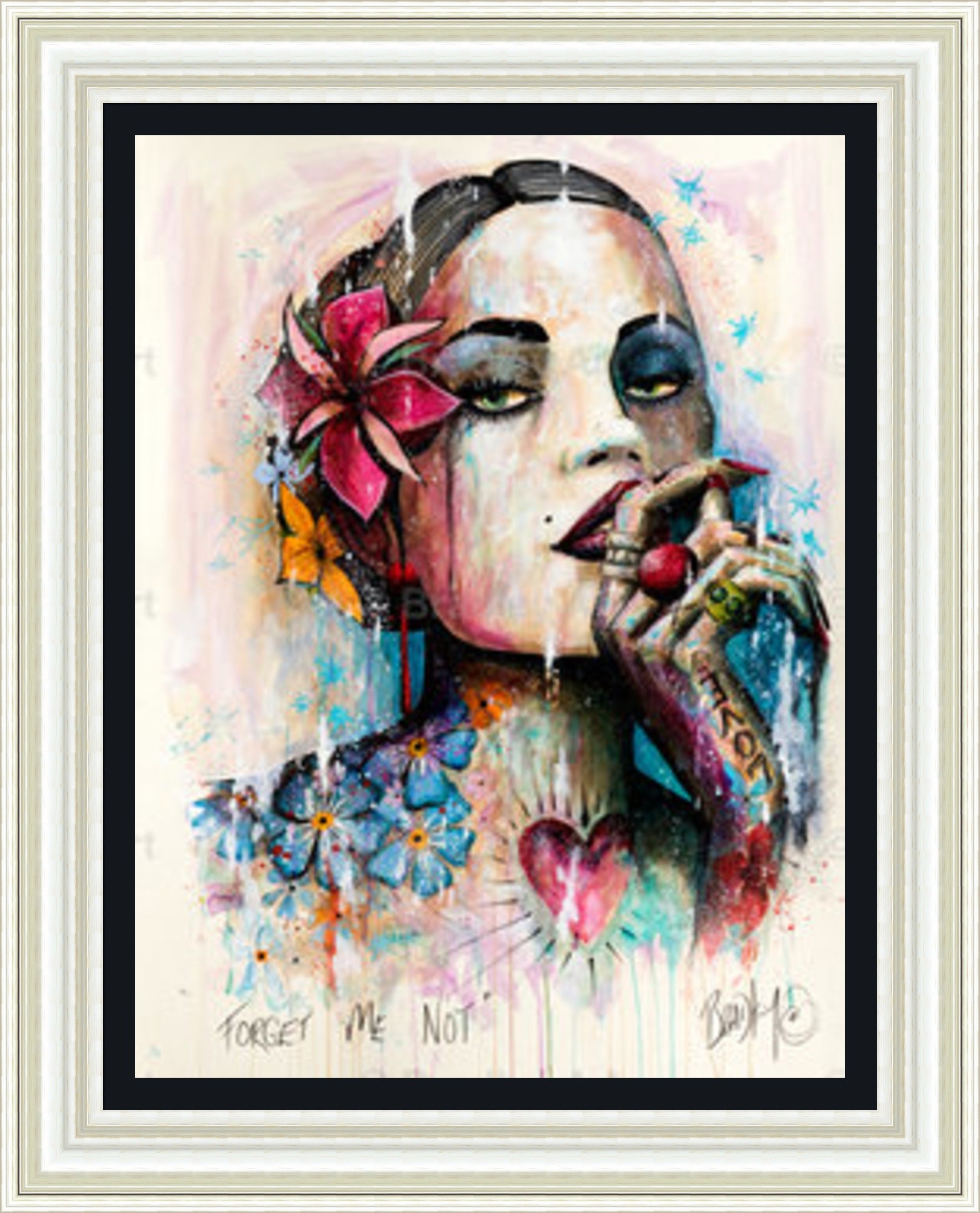 "Forget Me Not" Canvas