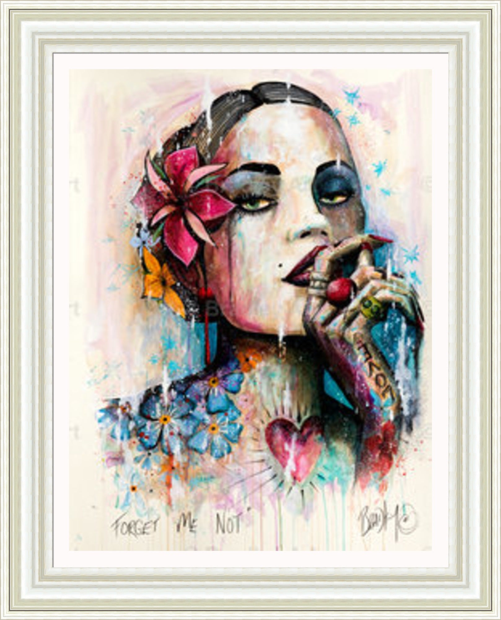 "Forget Me Not" Canvas