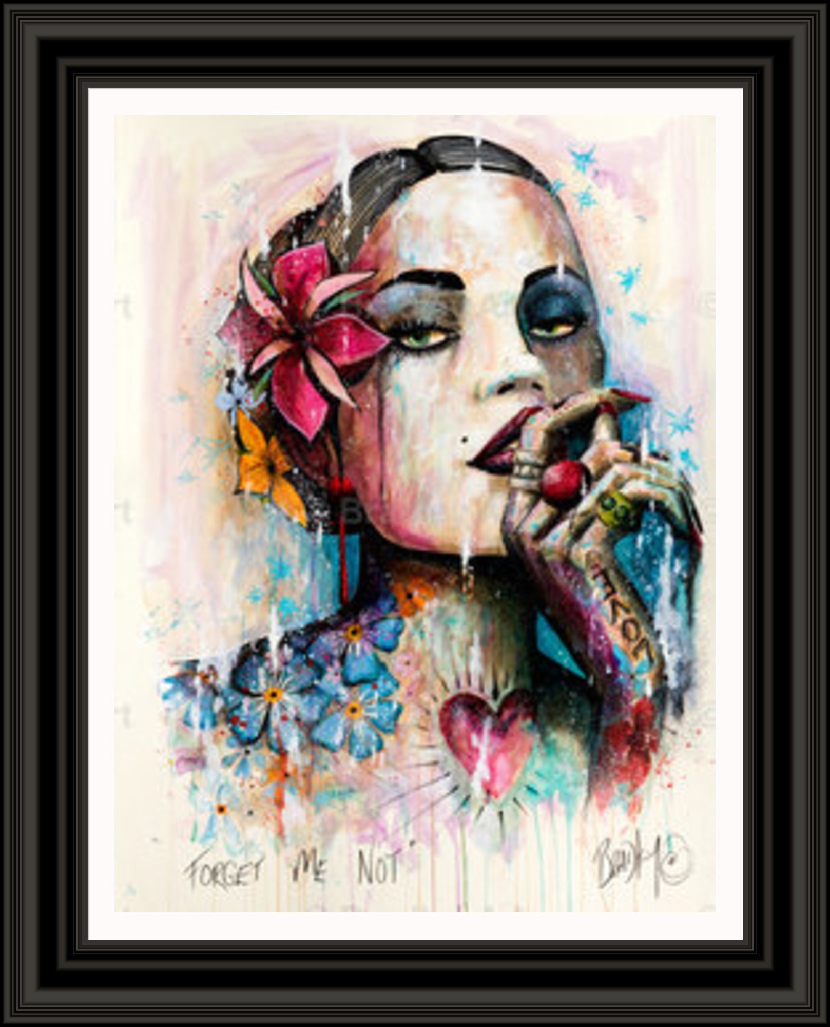 "Forget Me Not" Canvas