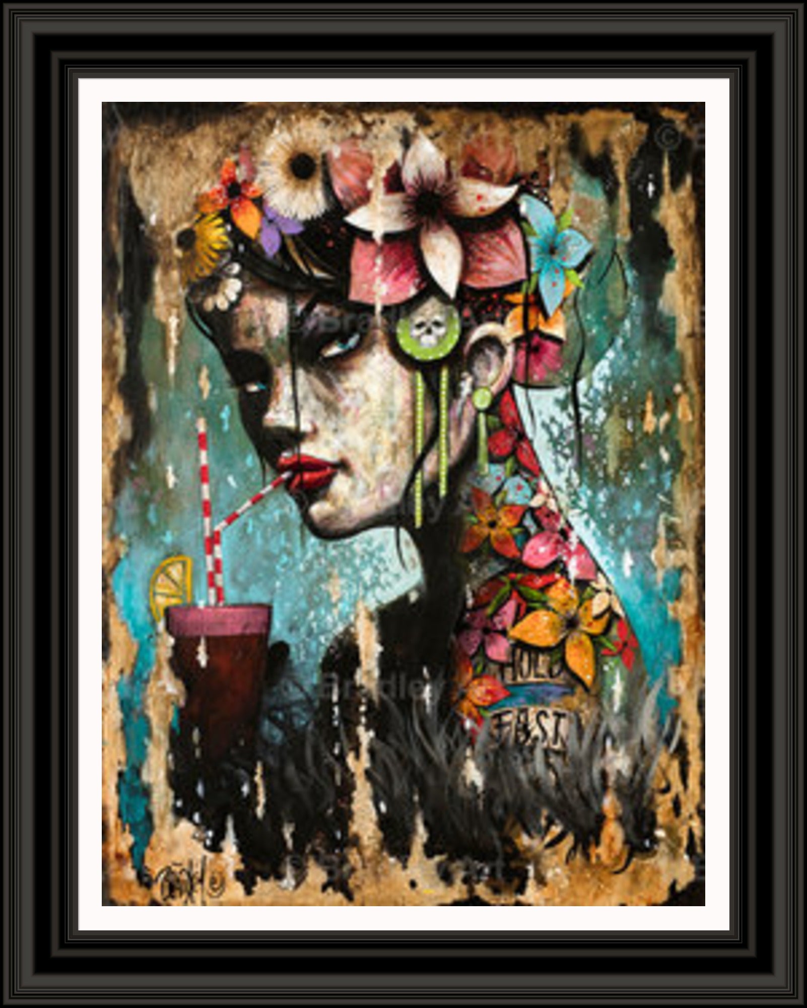 "Hold Fast Girl" Canvas