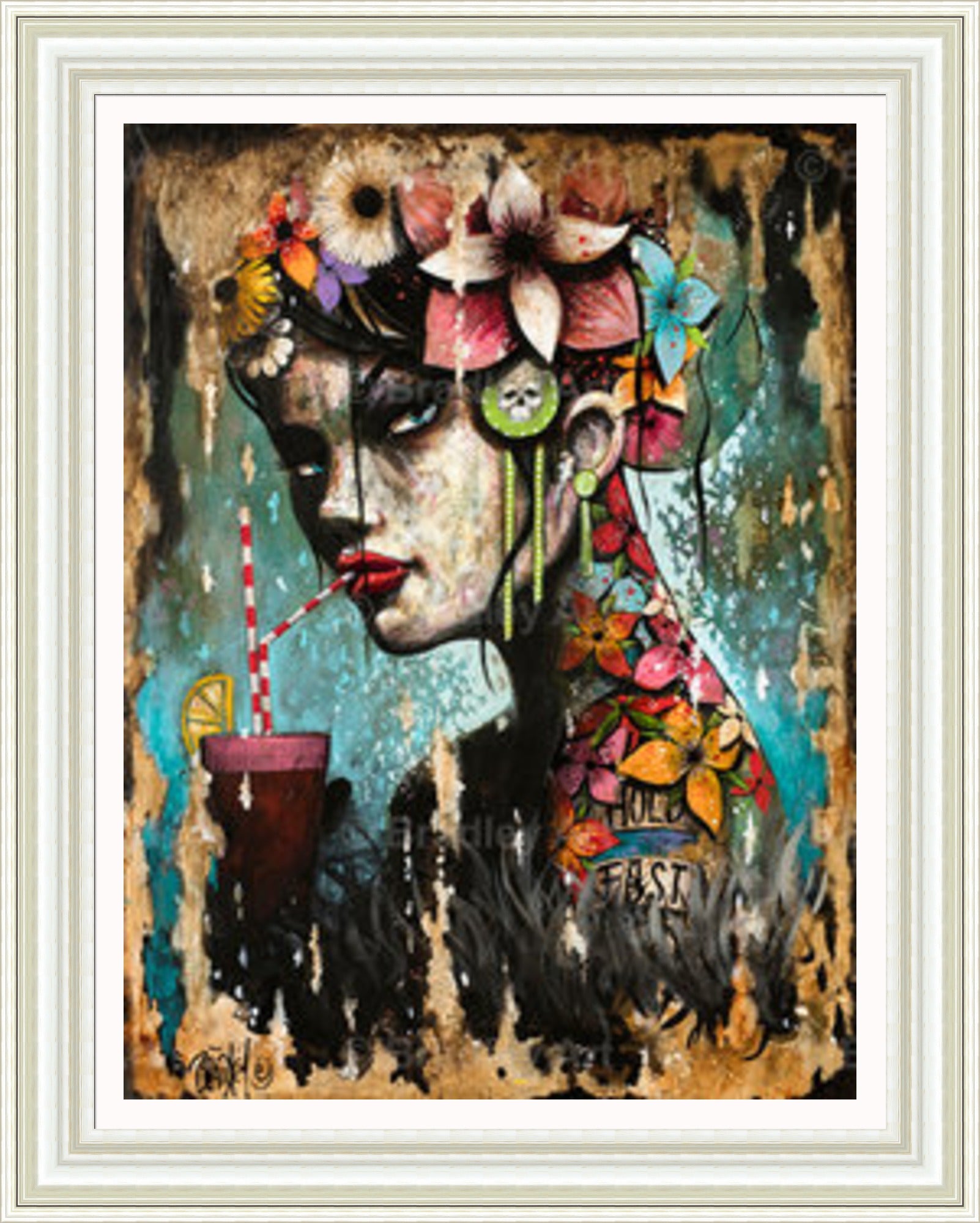 "Hold Fast Girl" Canvas