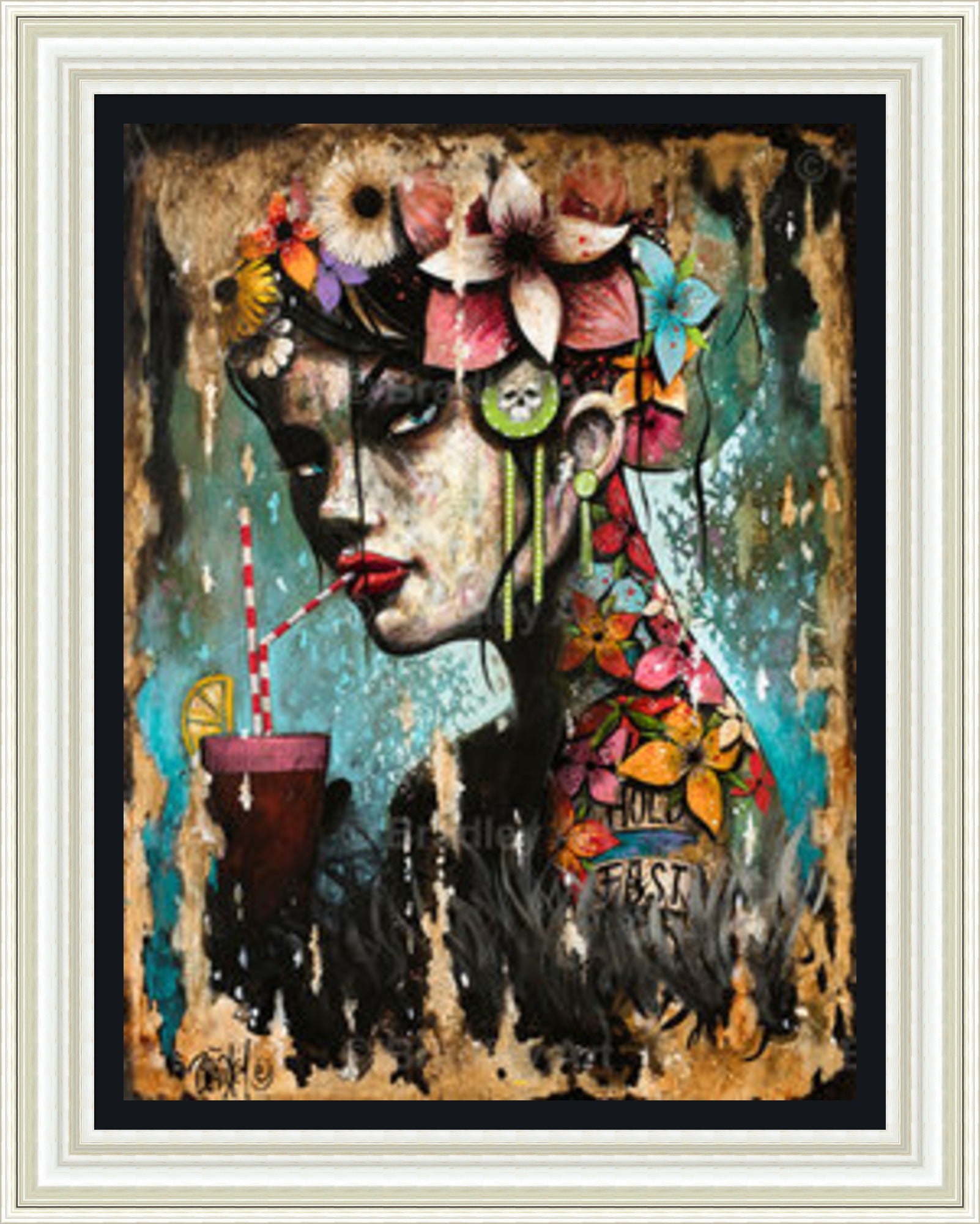 "Hold Fast Girl" Canvas
