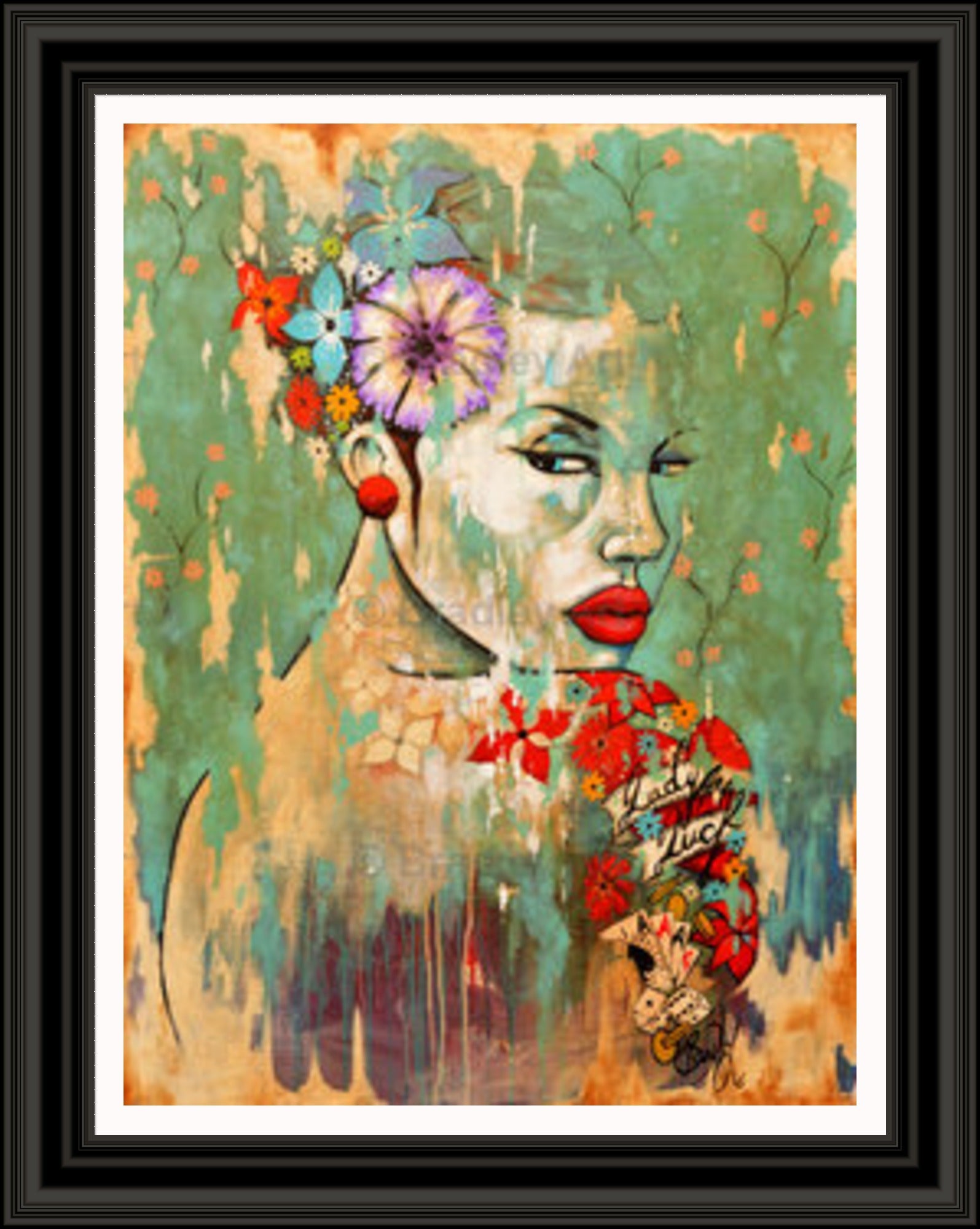 "Lady Luck" HE Canvas
