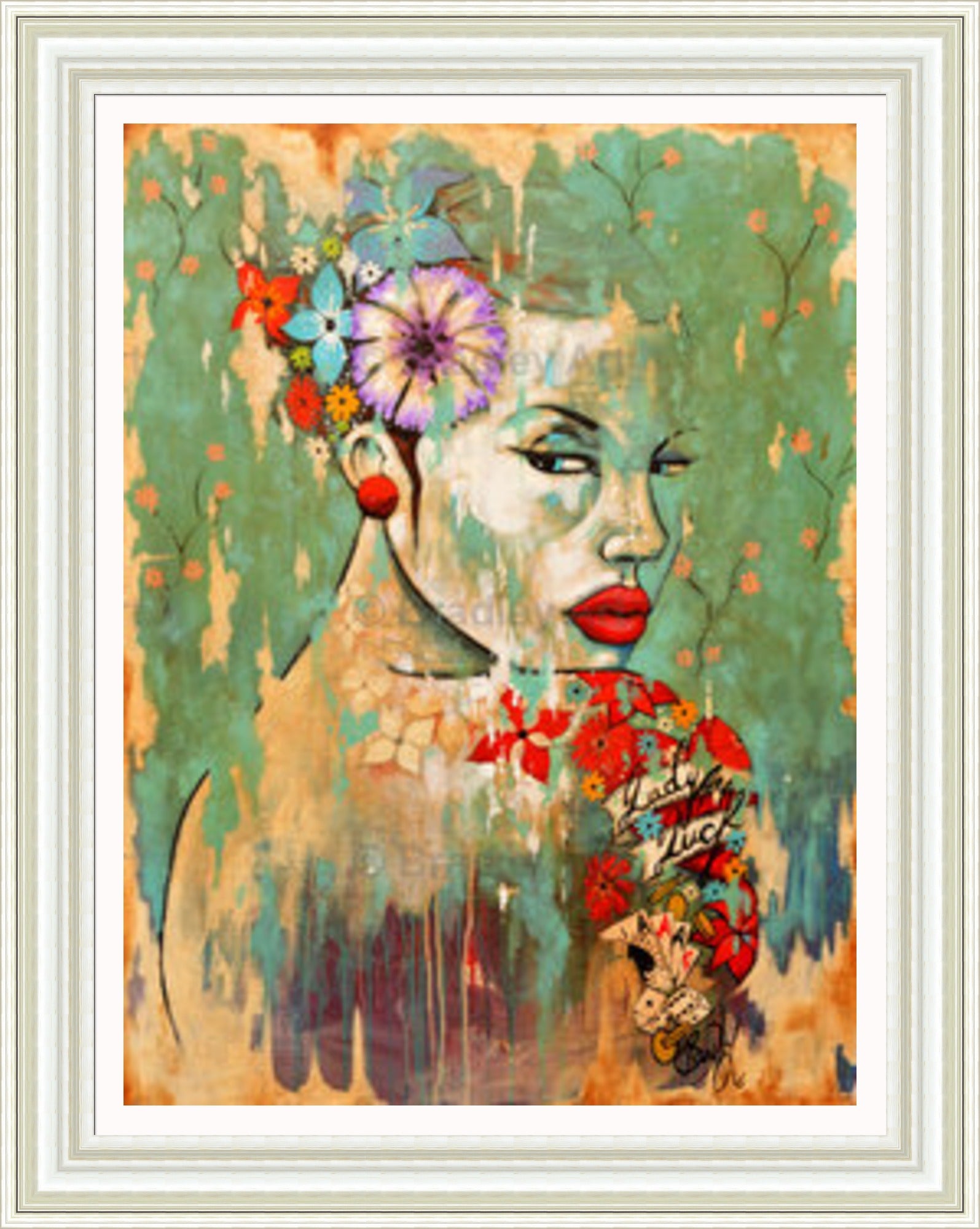 "Lady Luck" HE Canvas