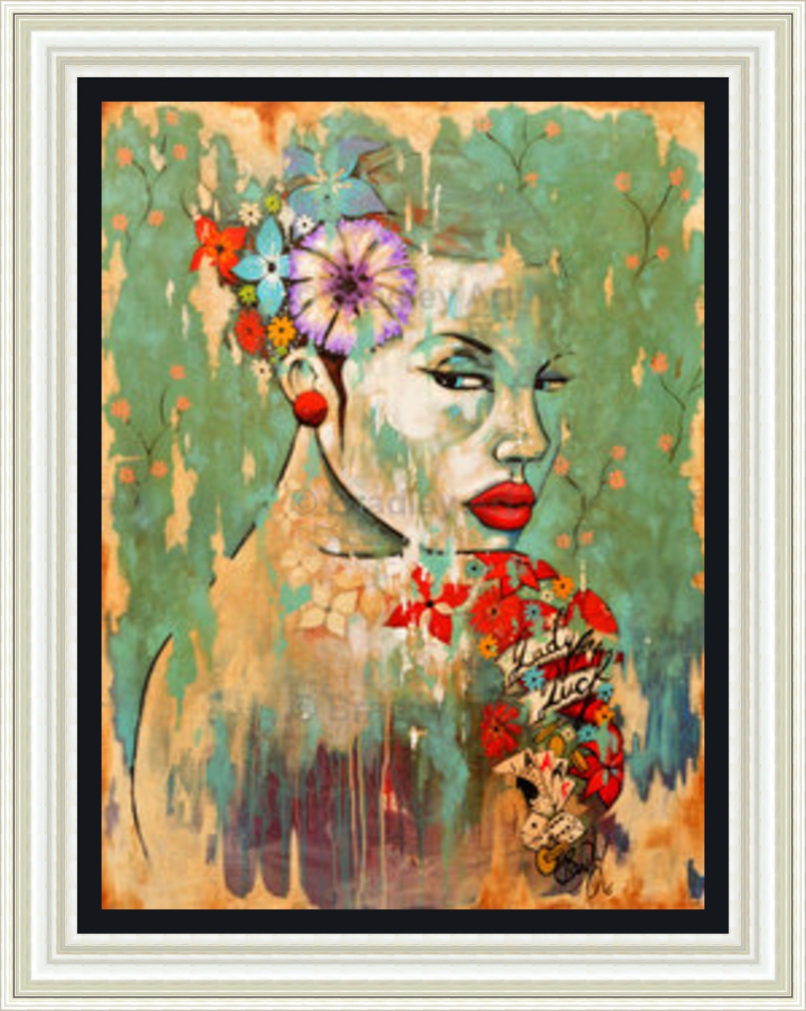 "Lady Luck" HE Canvas