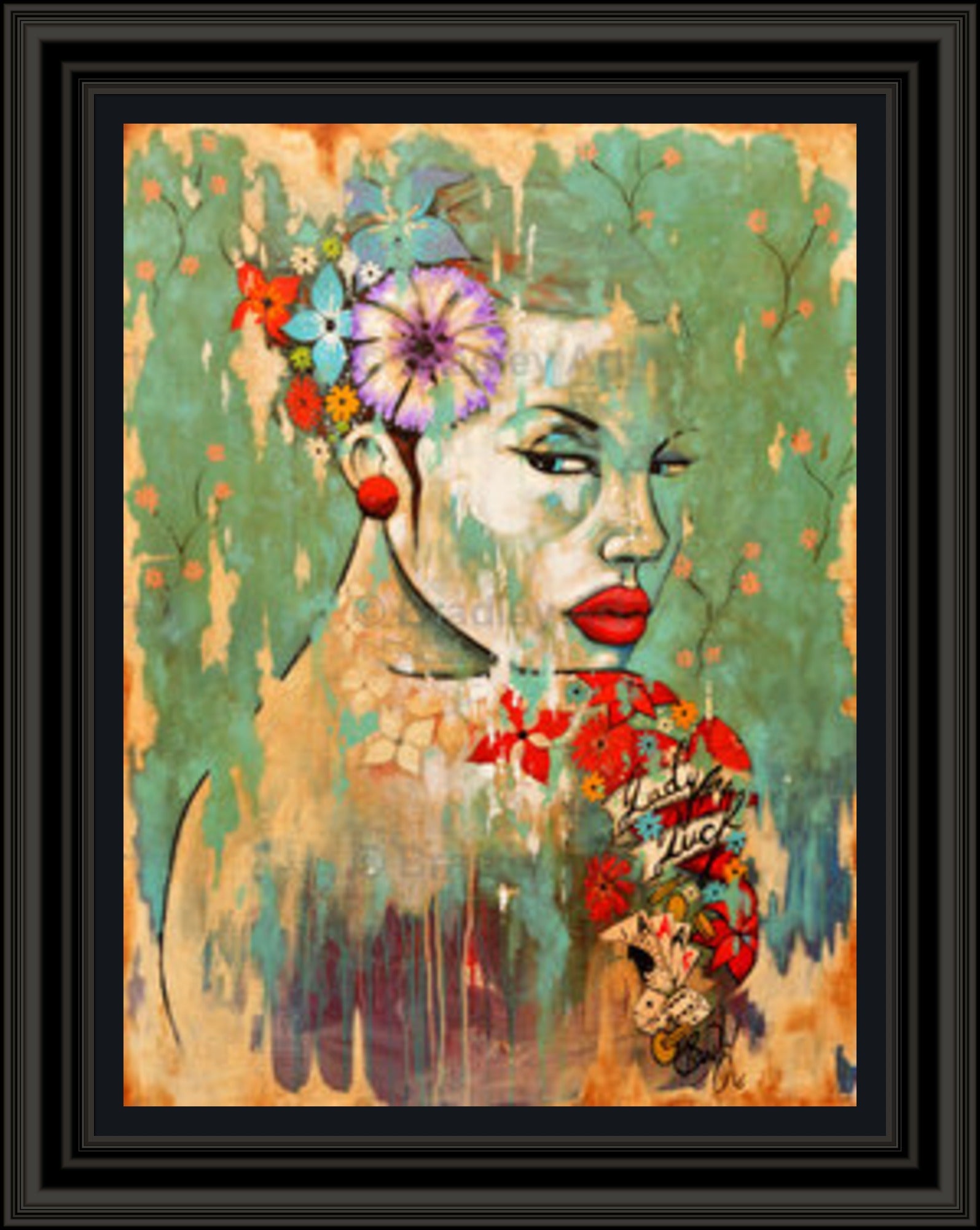 "Lady Luck" HE Canvas