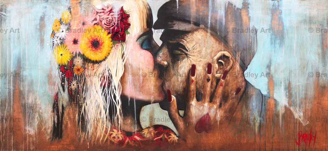 "The Kiss" Canvas