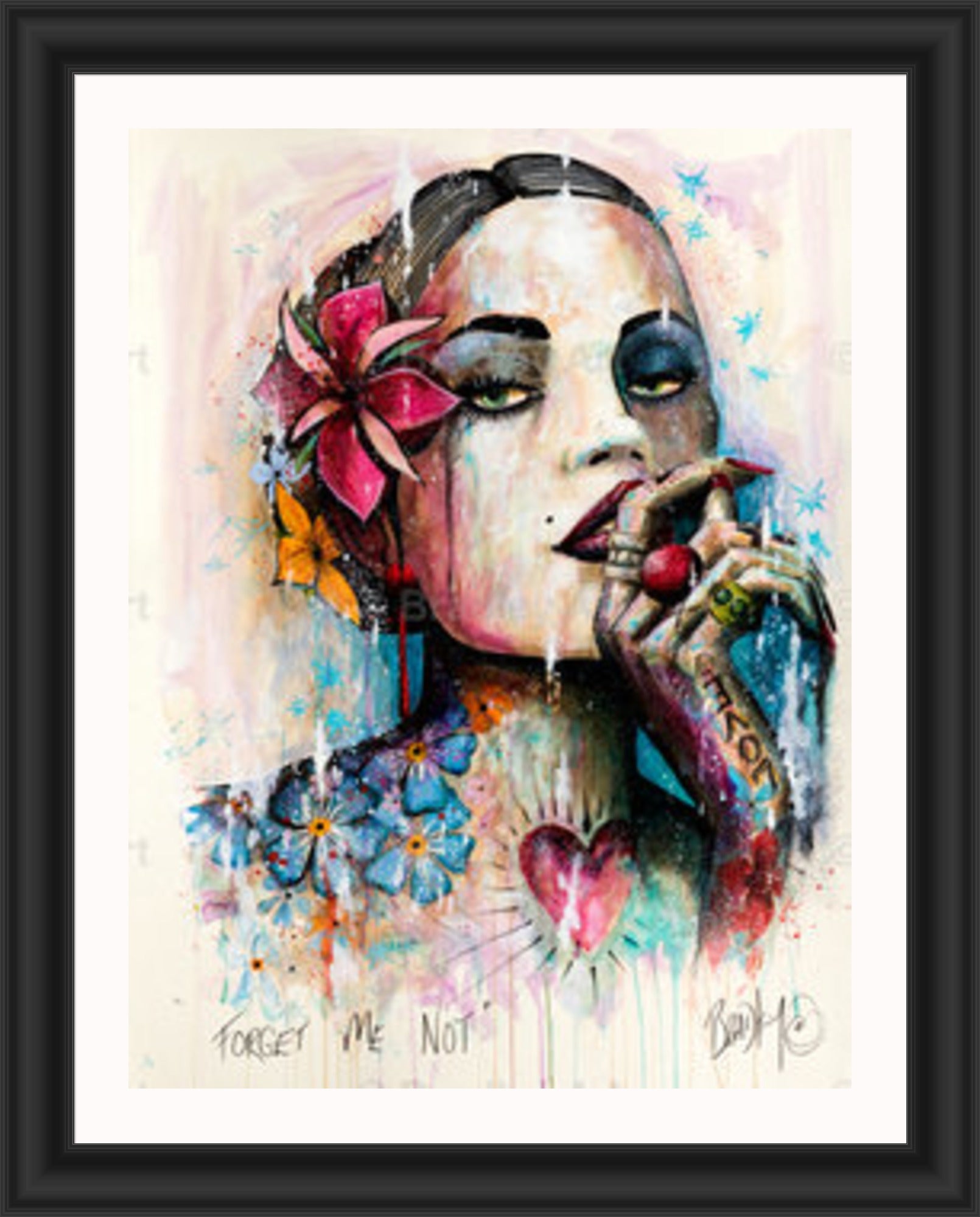 "Forget Me Not" Canvas