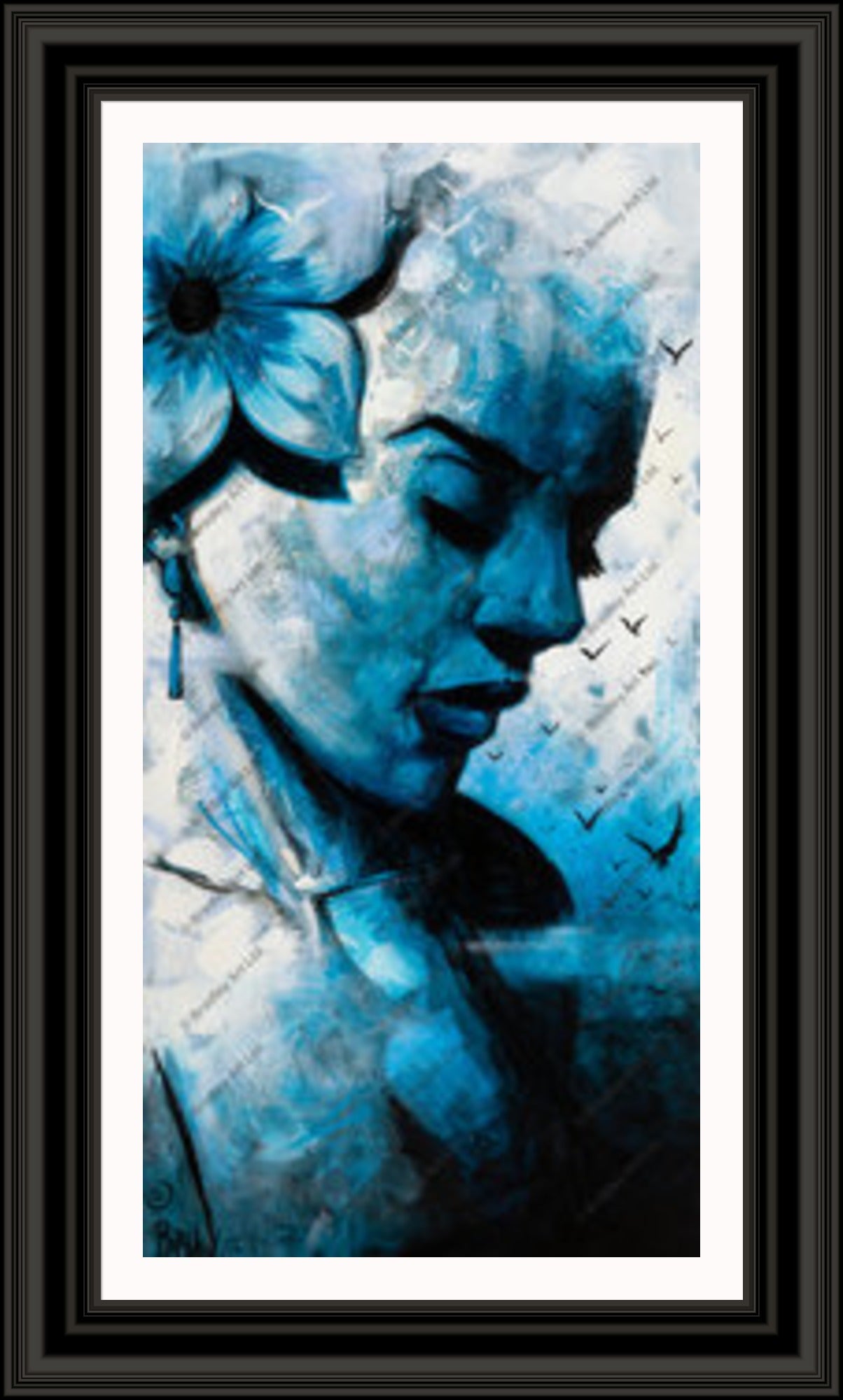 "Live Life Blue" HE Canvas