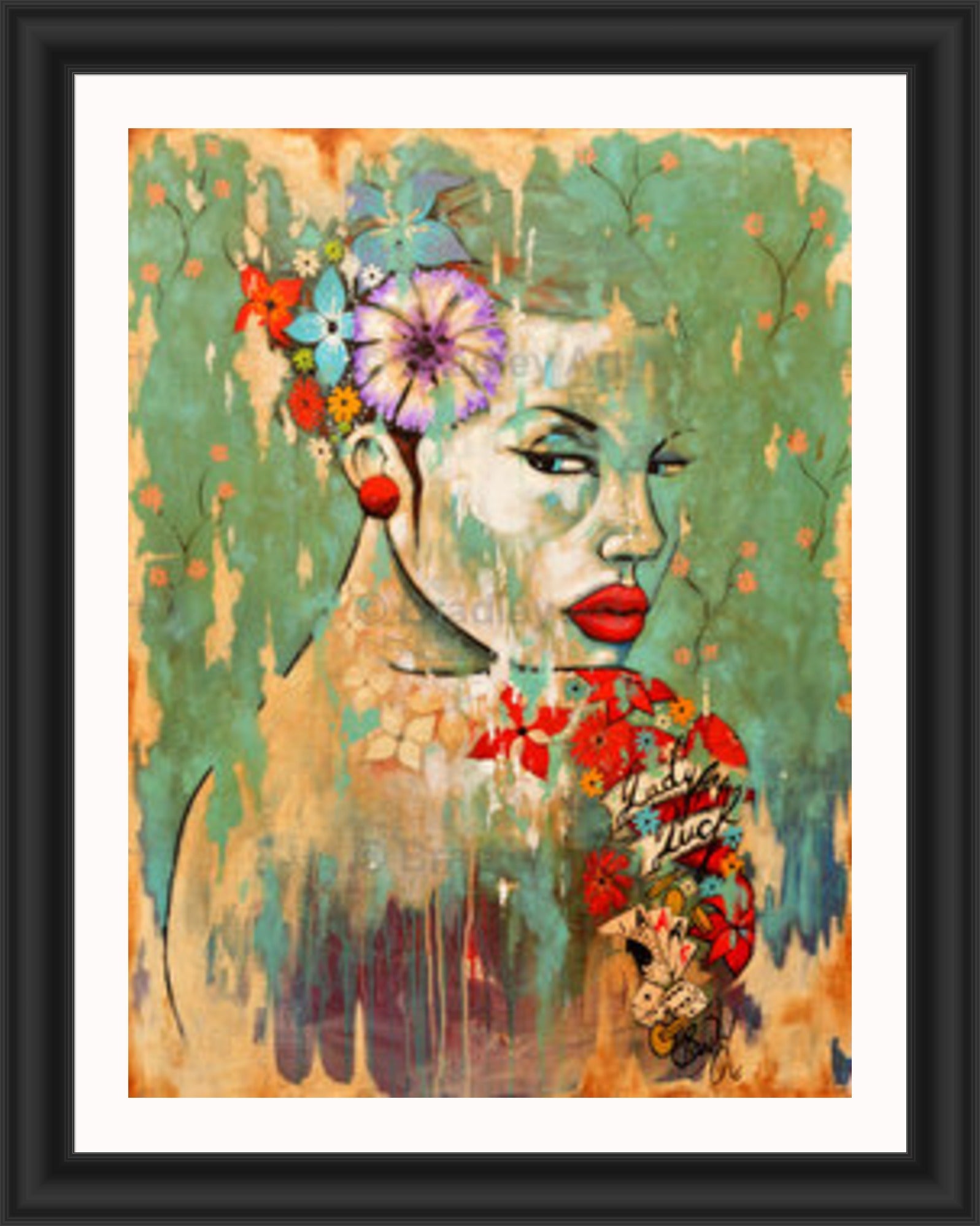 "Lady Luck" HE Canvas