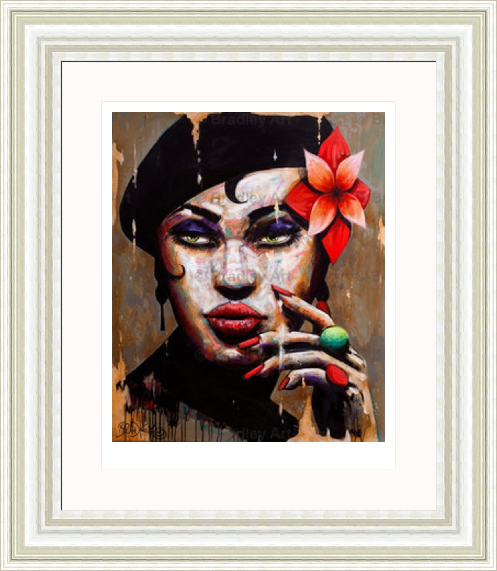 "La Femme en Noir" Print