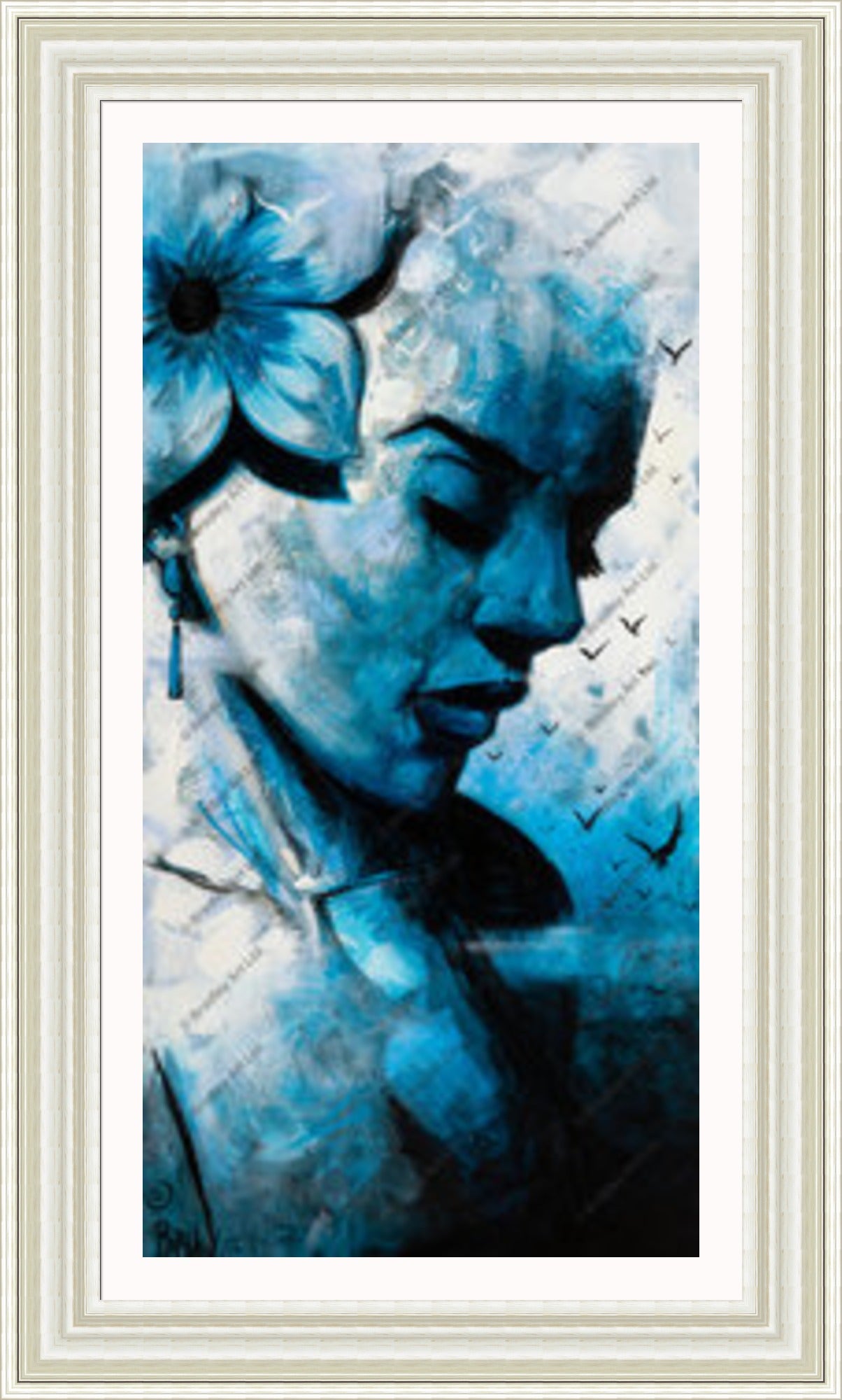 "Live Life Blue" HE Canvas