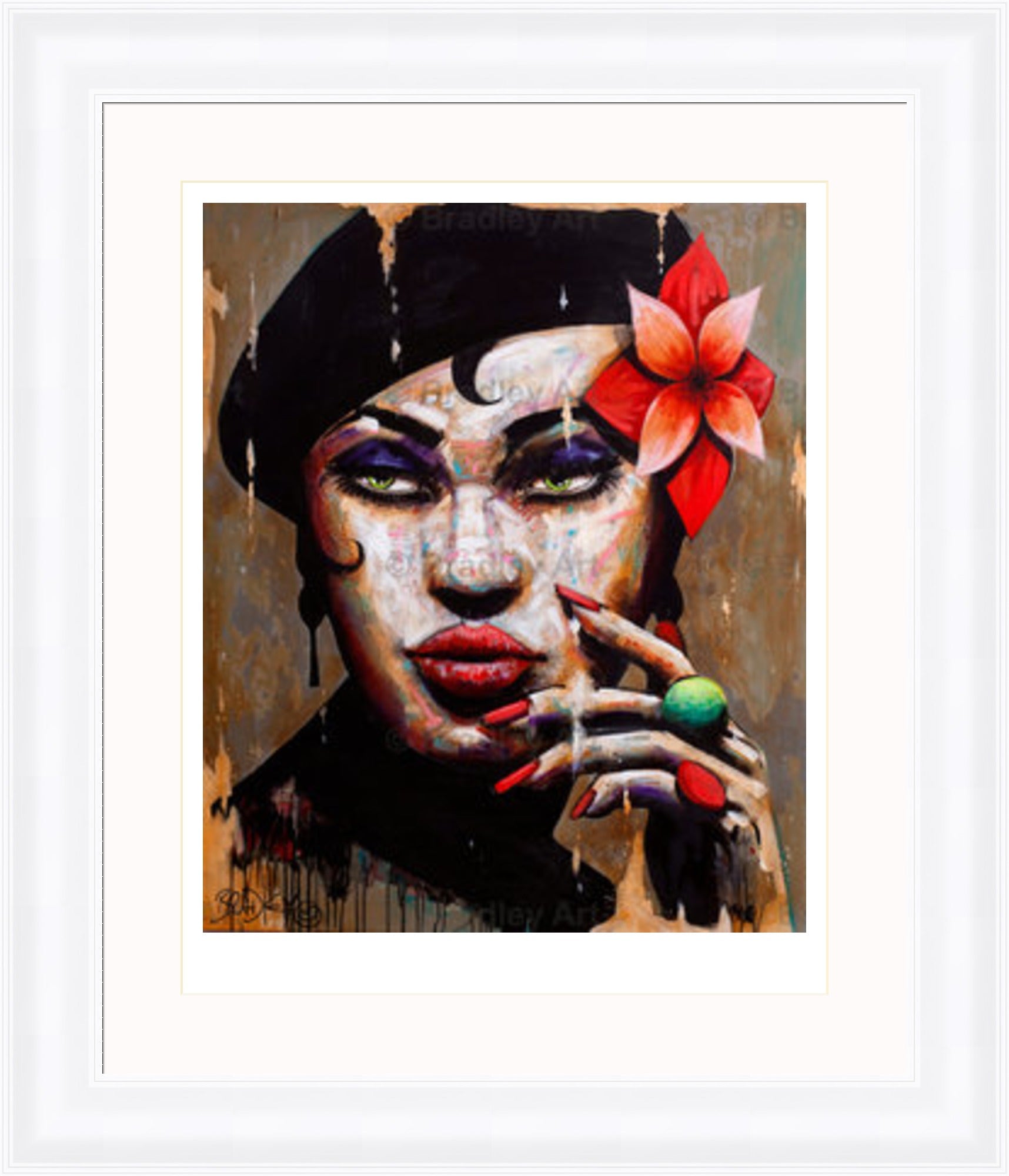 "La Femme en Noir" Print
