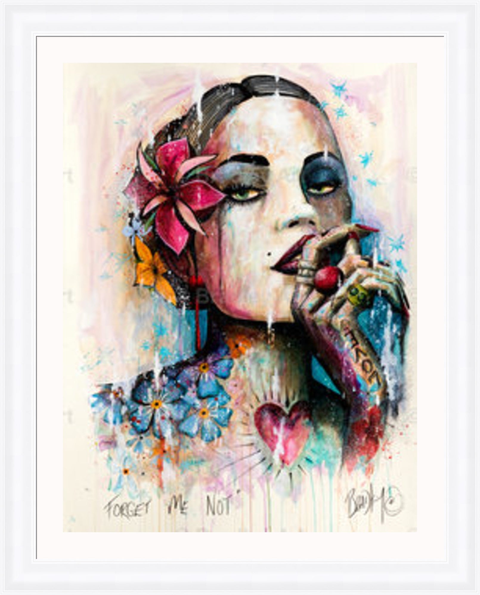 "Forget Me Not" Canvas