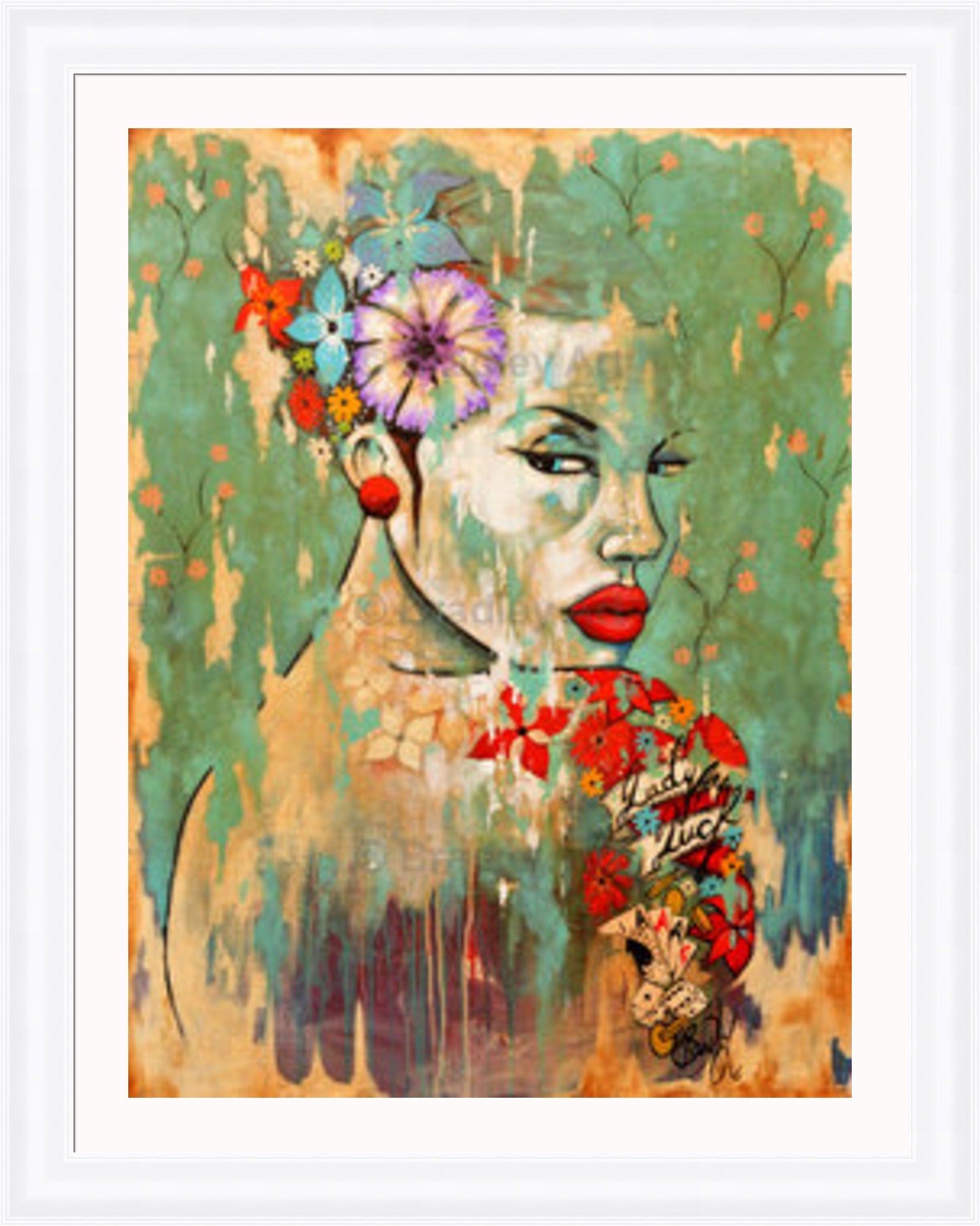 "Lady Luck" HE Canvas