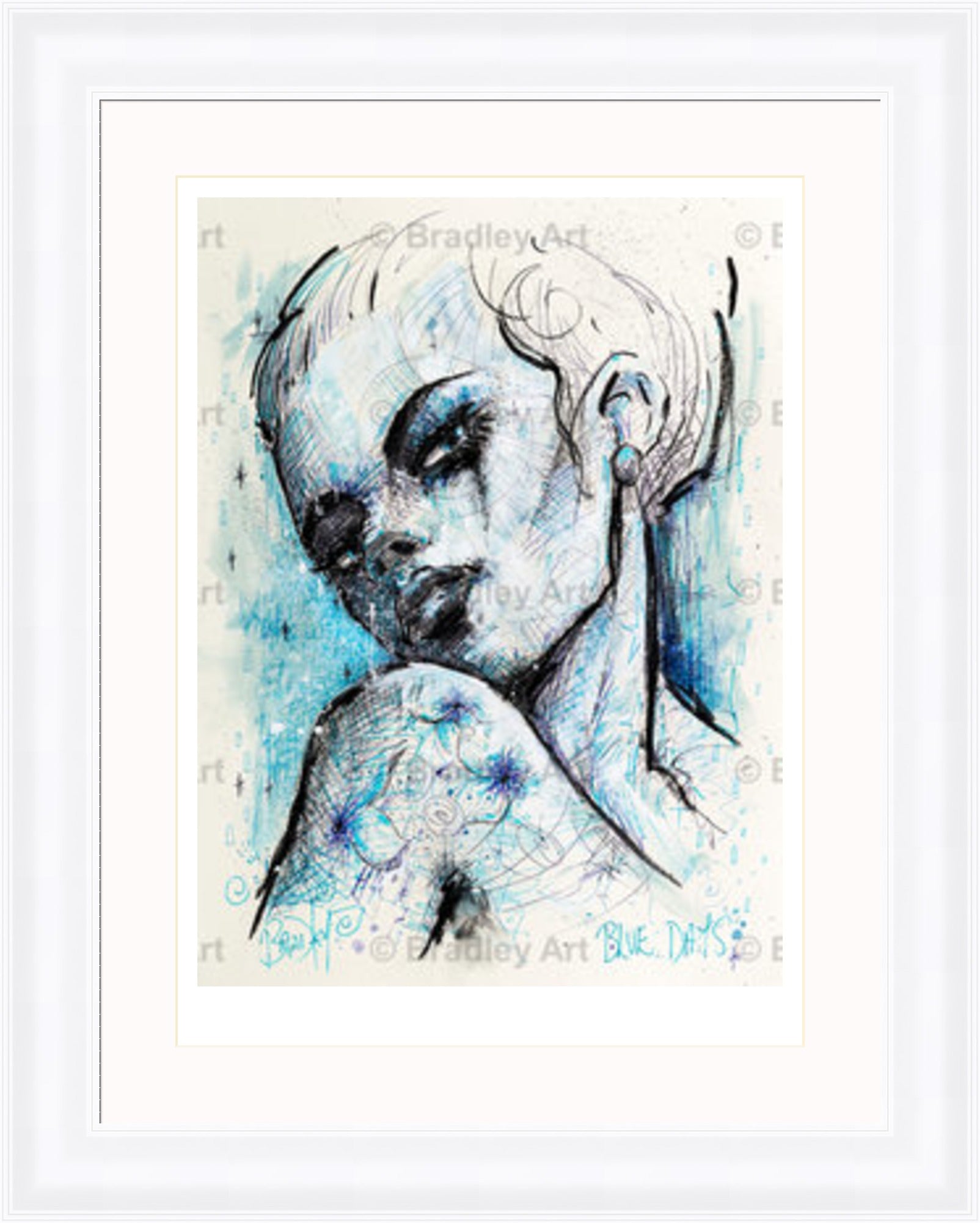 "Blue Days" Print