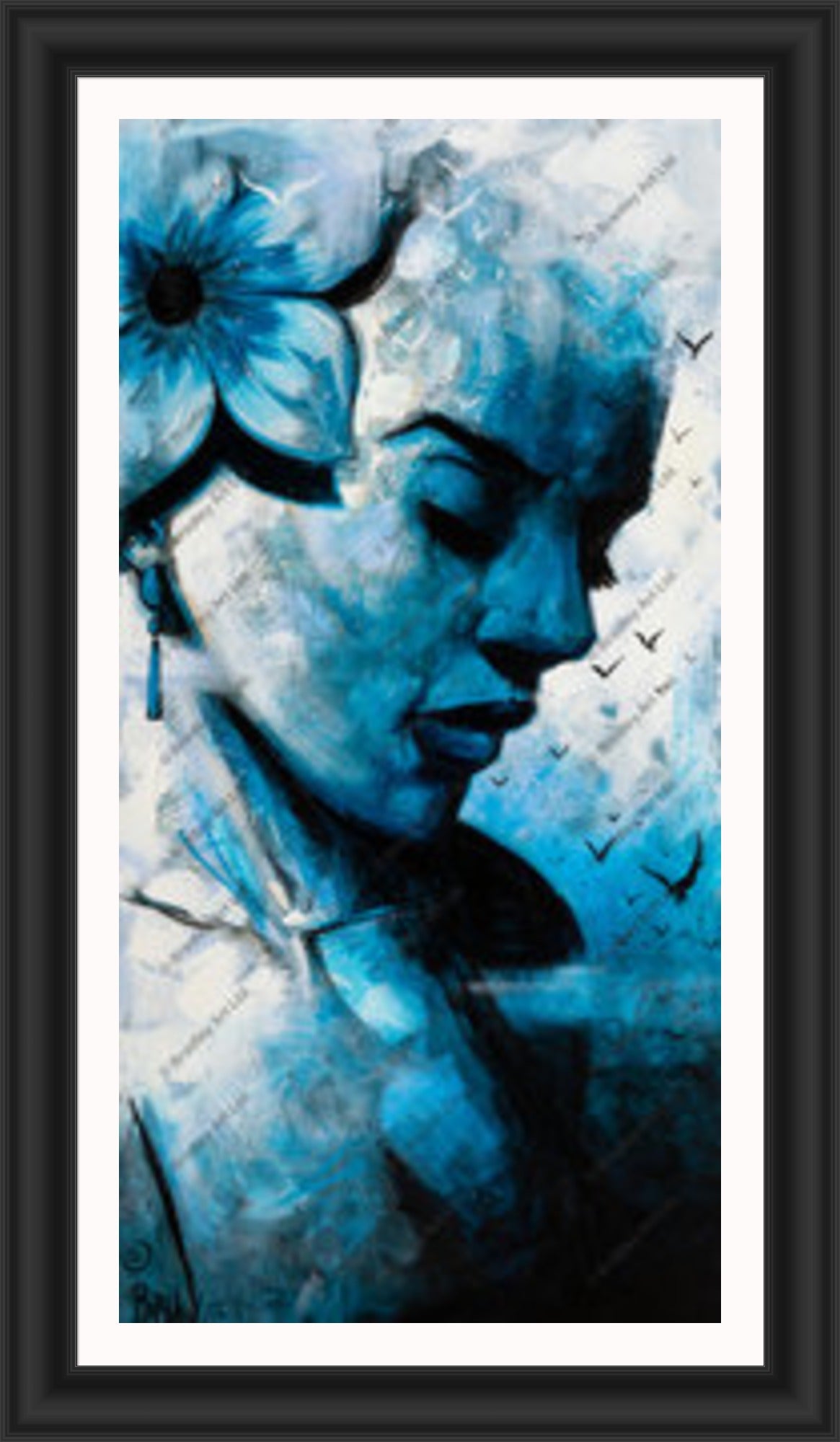 "Live Life Blue" HE Canvas