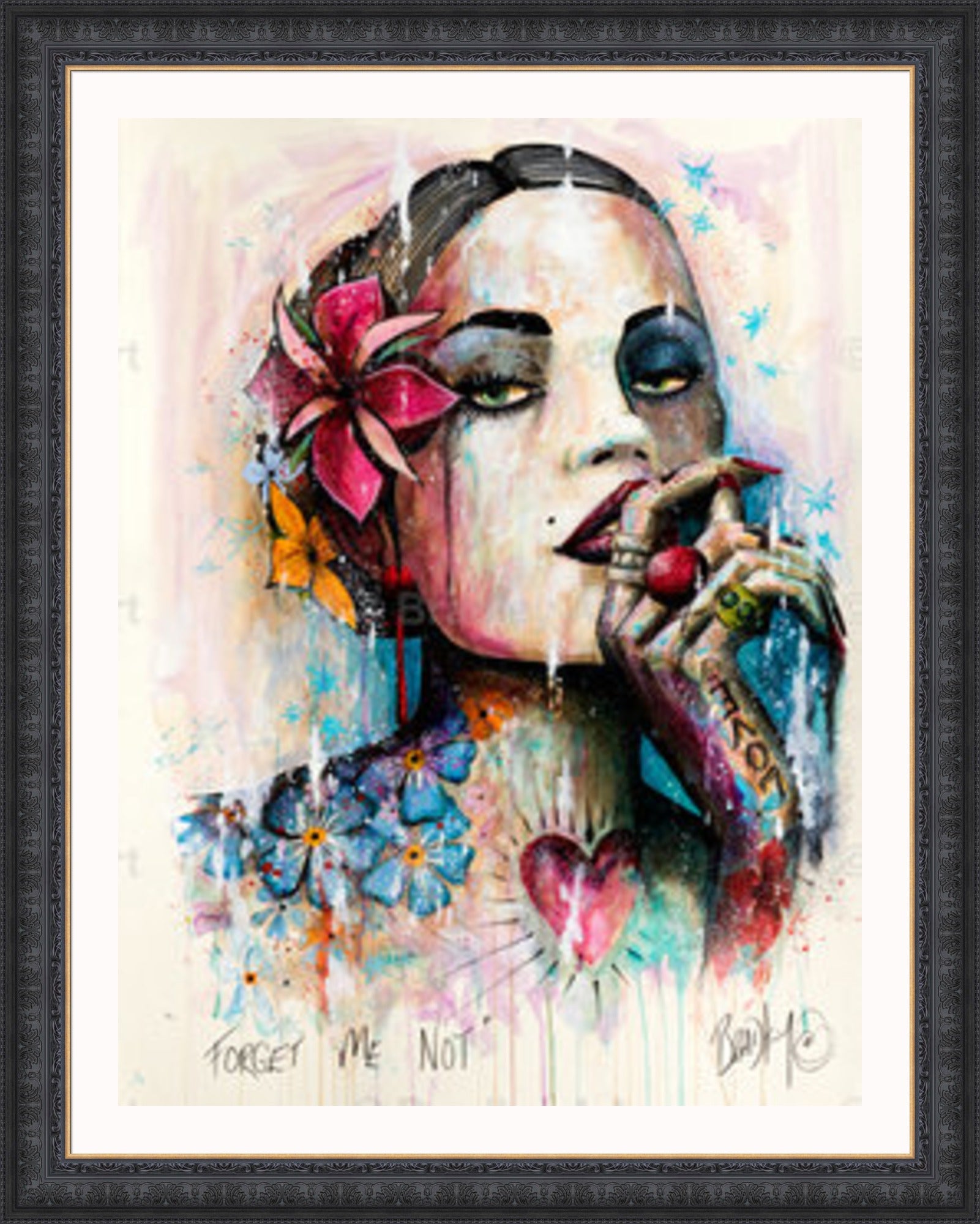 "Forget Me Not" Canvas