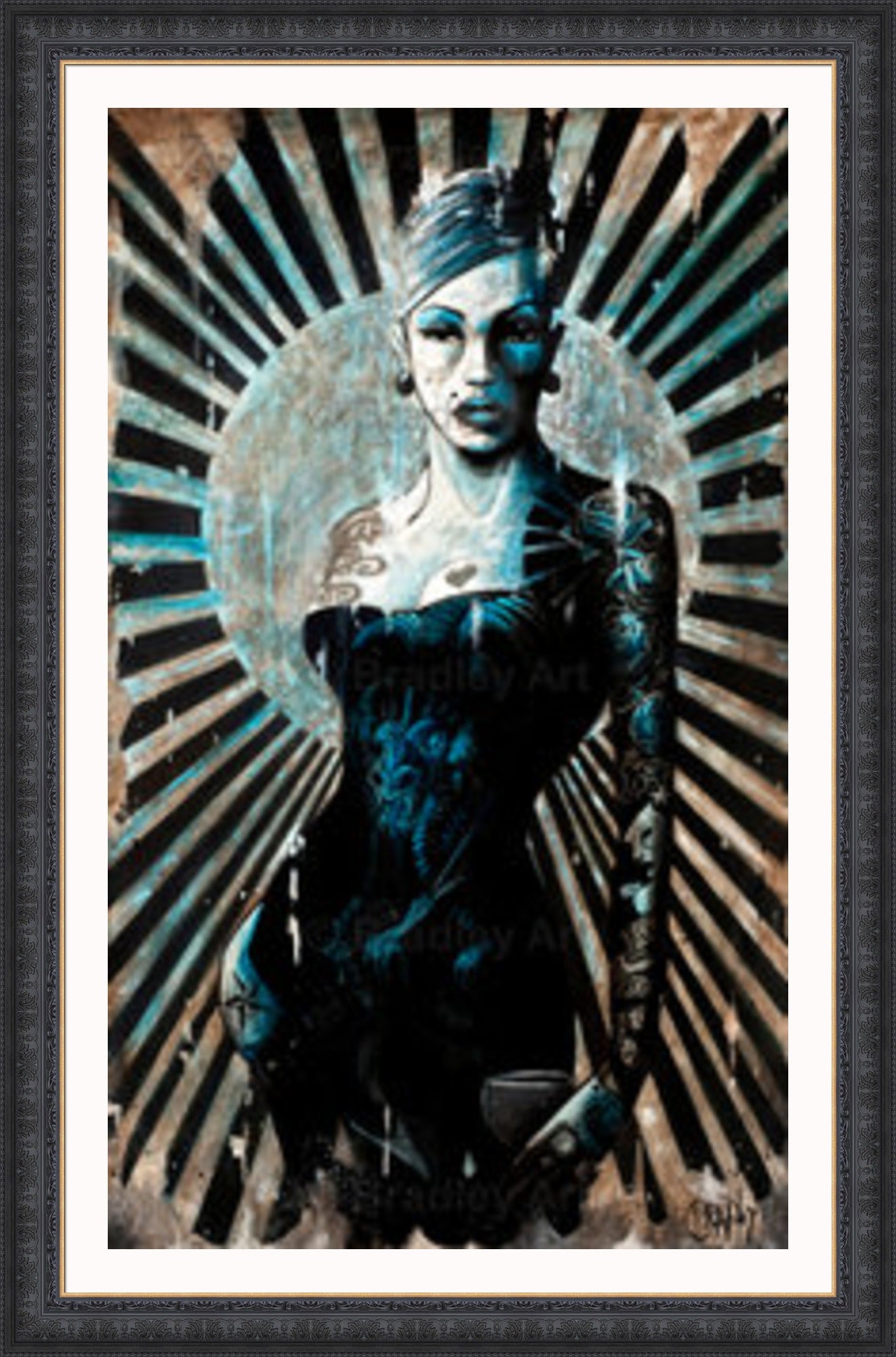"La Femme Bleue" HE Canvas