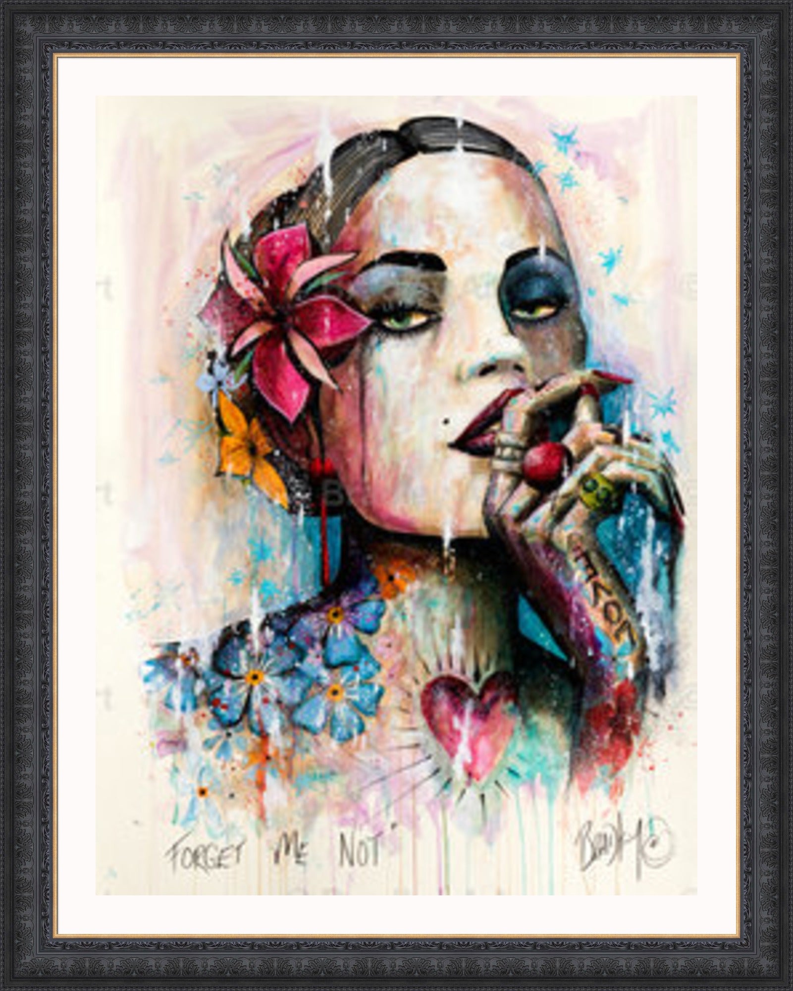 "Forget Me Not" HE Canvas