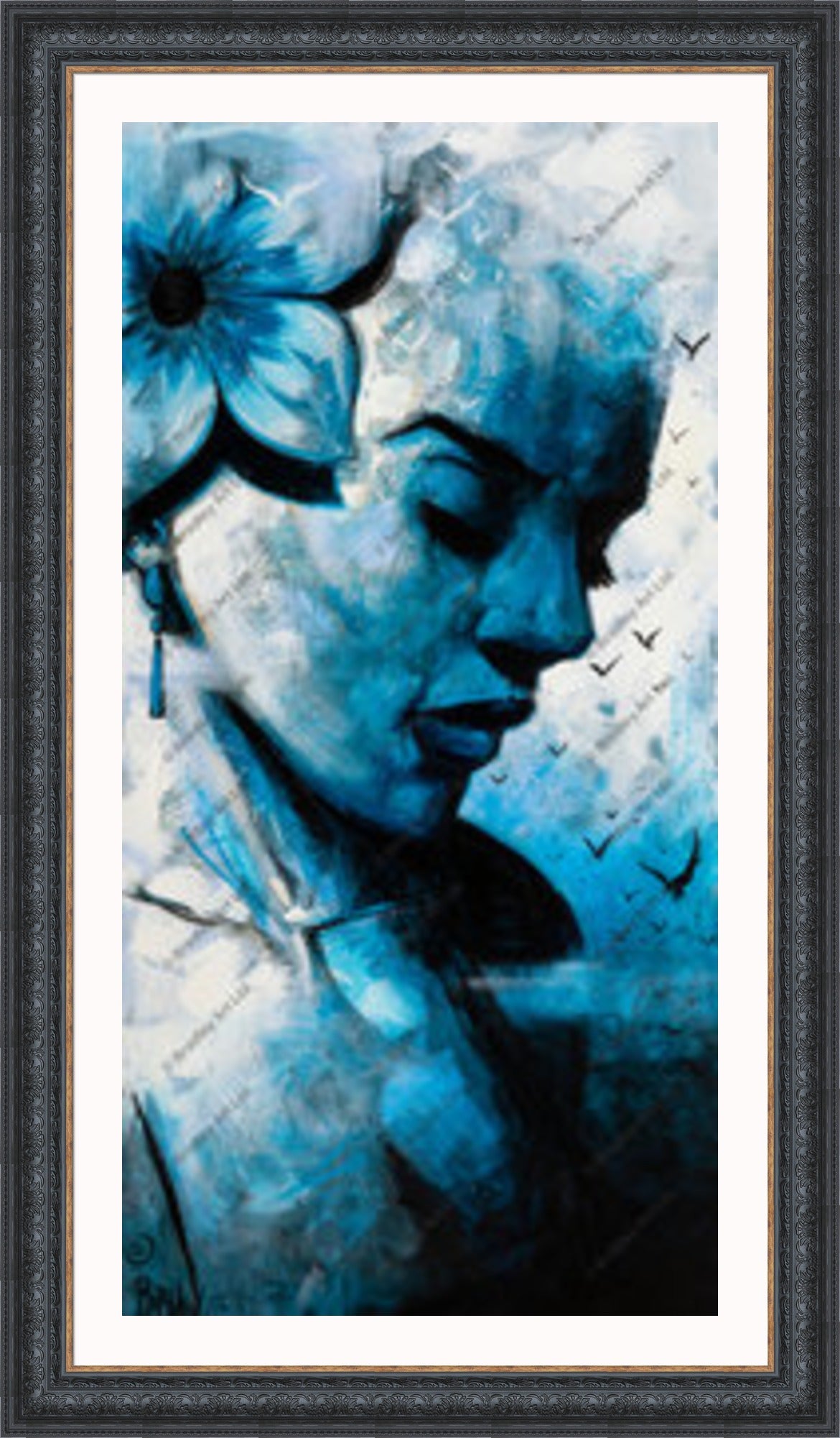 "Live Life Blue" HE Canvas