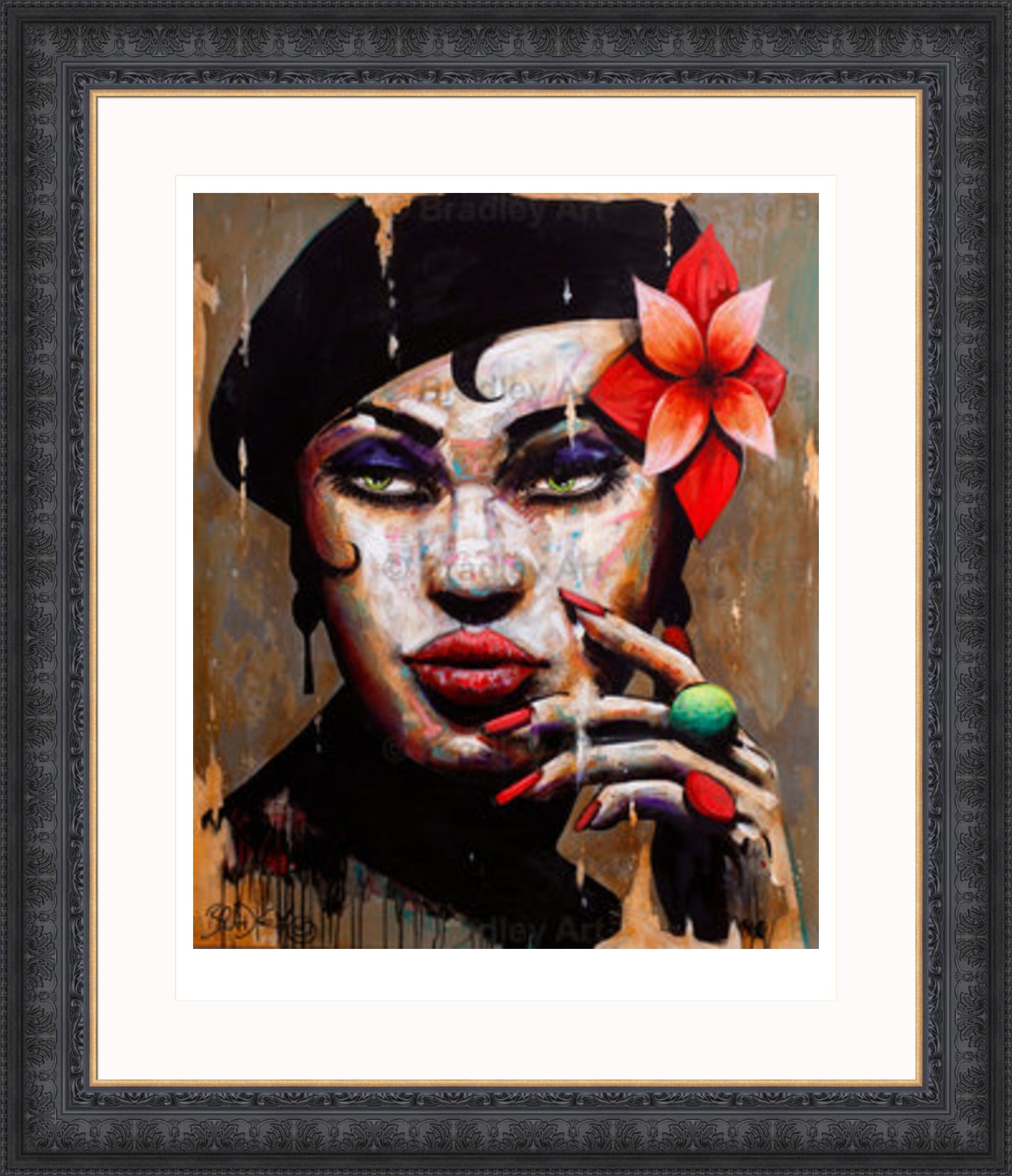 "La Femme en Noir" Print