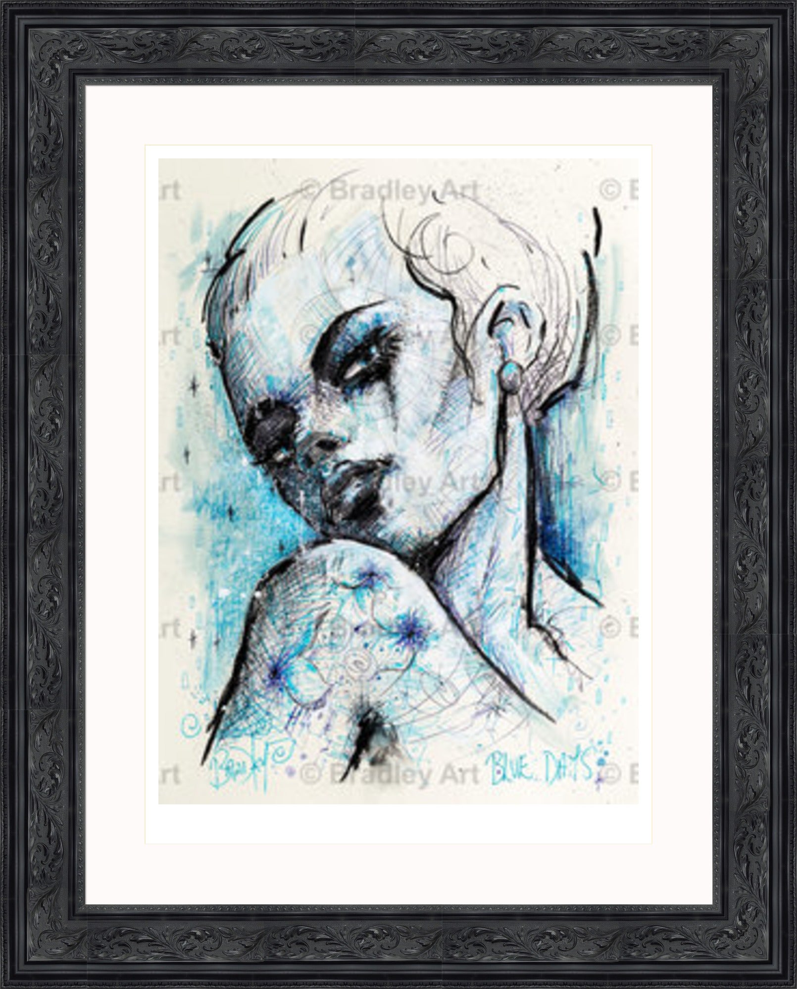 "Blue Days" Print