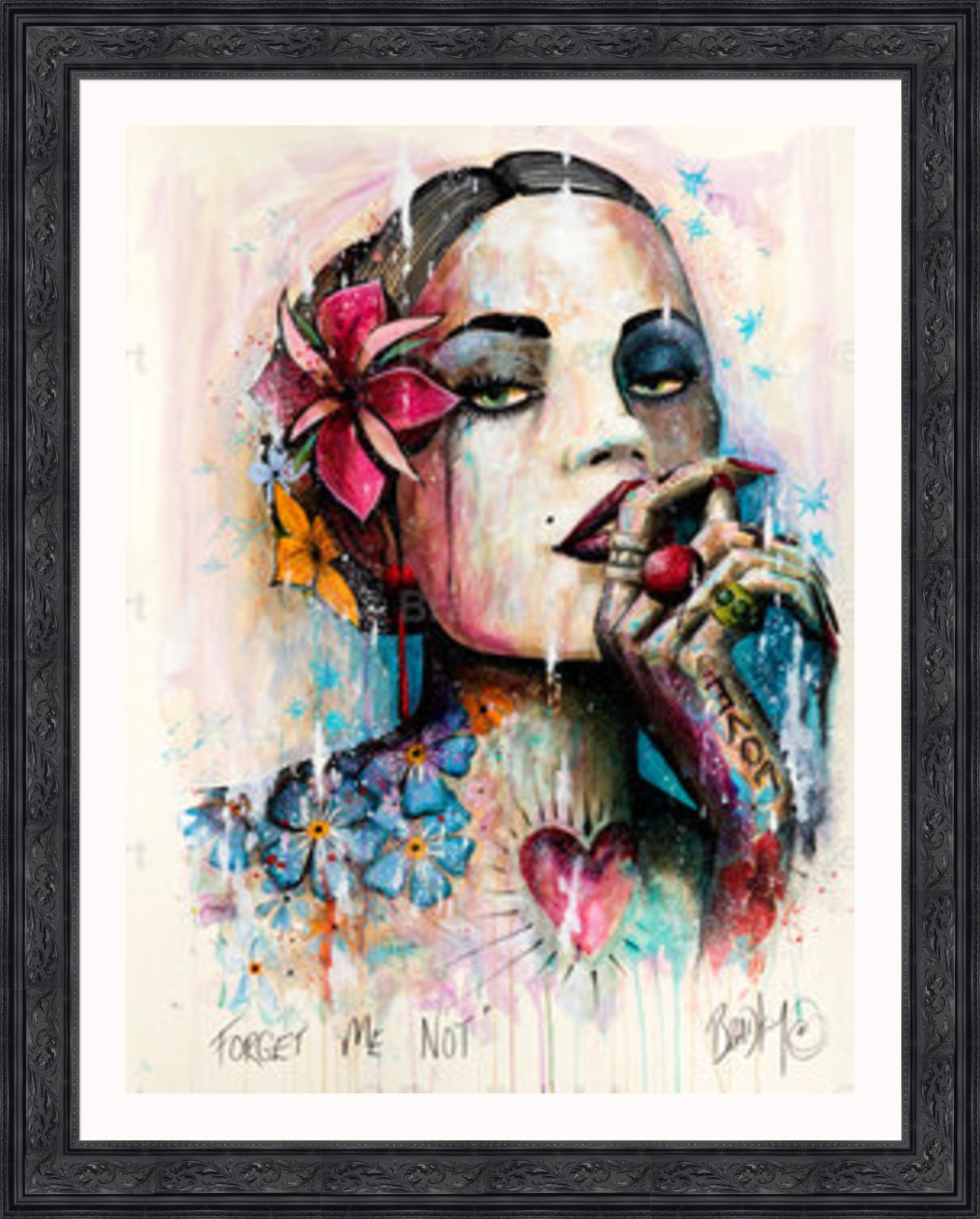 "Forget Me Not" Canvas