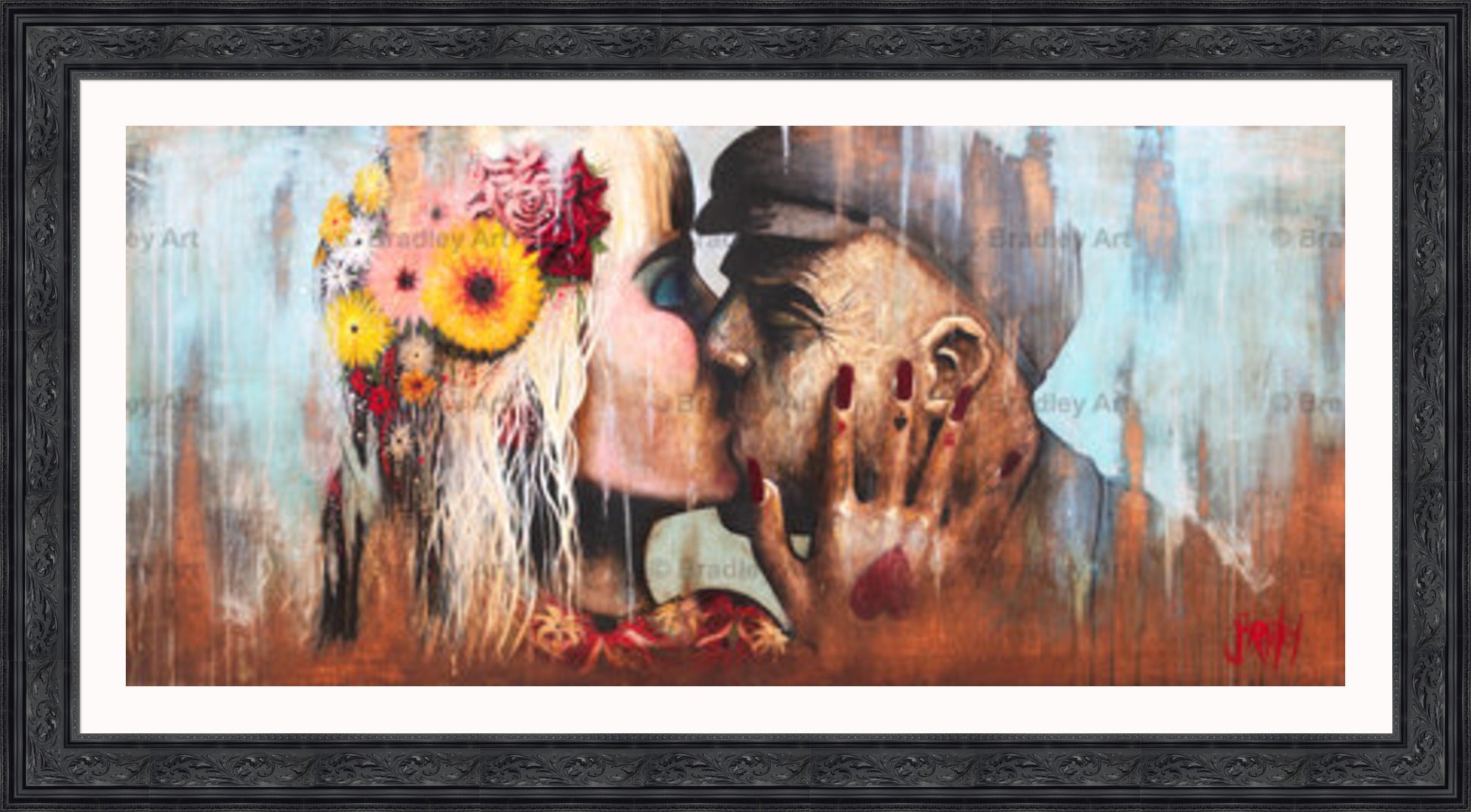 "The Kiss" HE Canvas