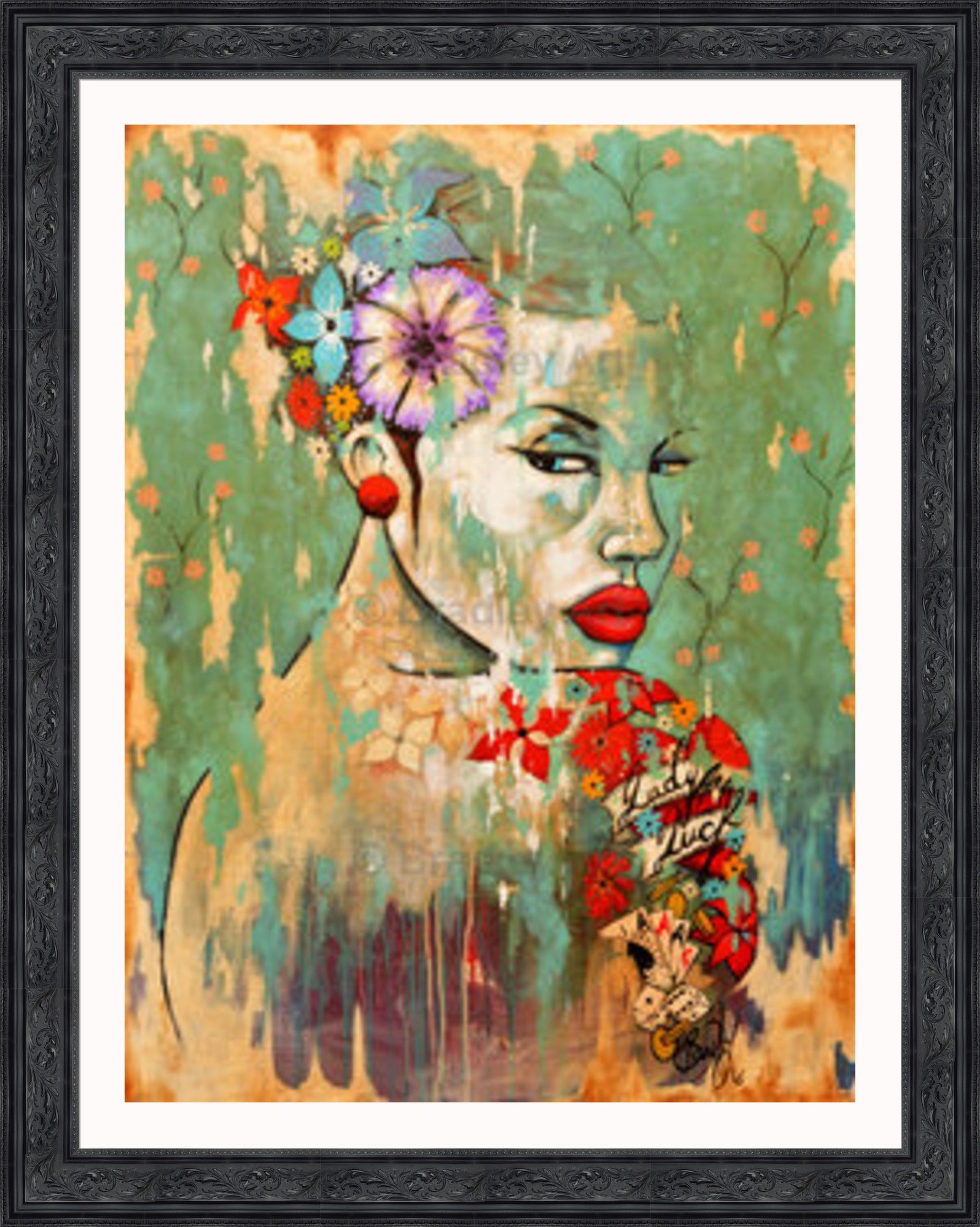 "Lady Luck" HE Canvas