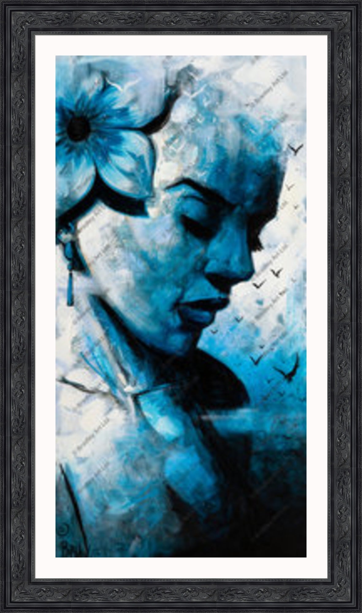 "Live Life" (Blue) HE Canvas